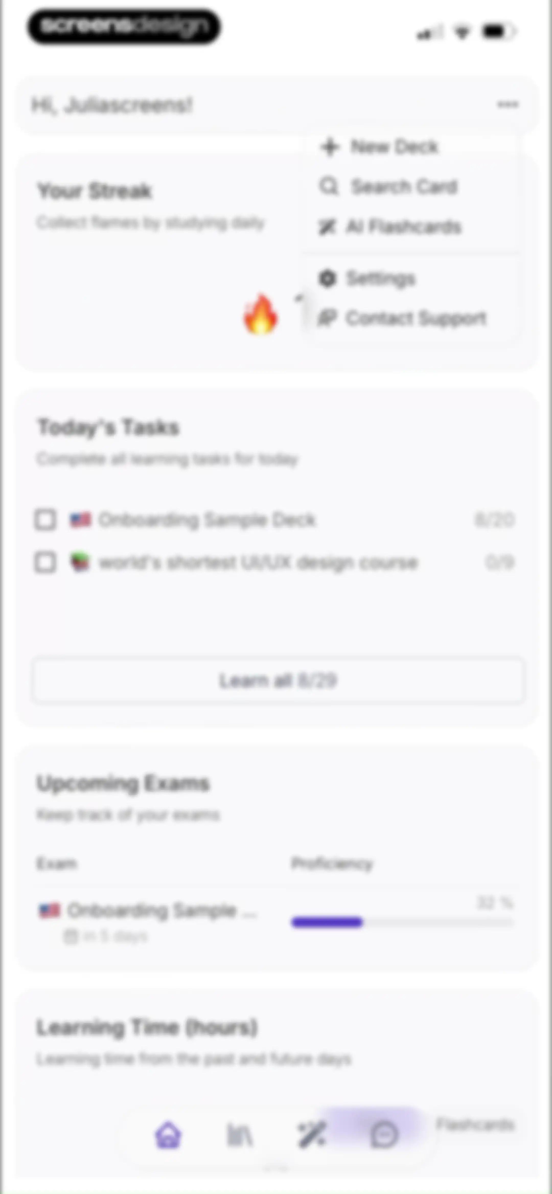 Retain Cards: AI Flashcards screen 171