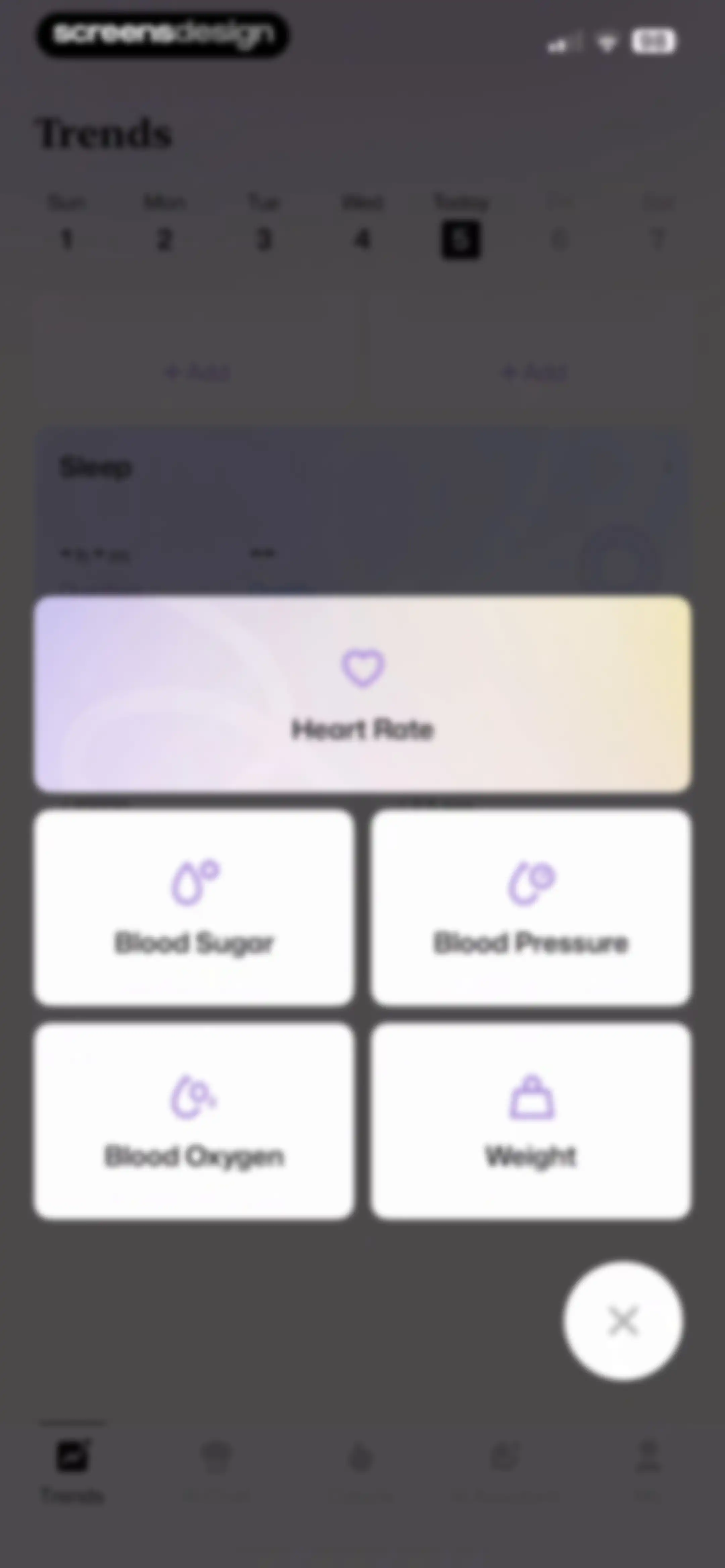 Well AI: Improve Well-being screen 60