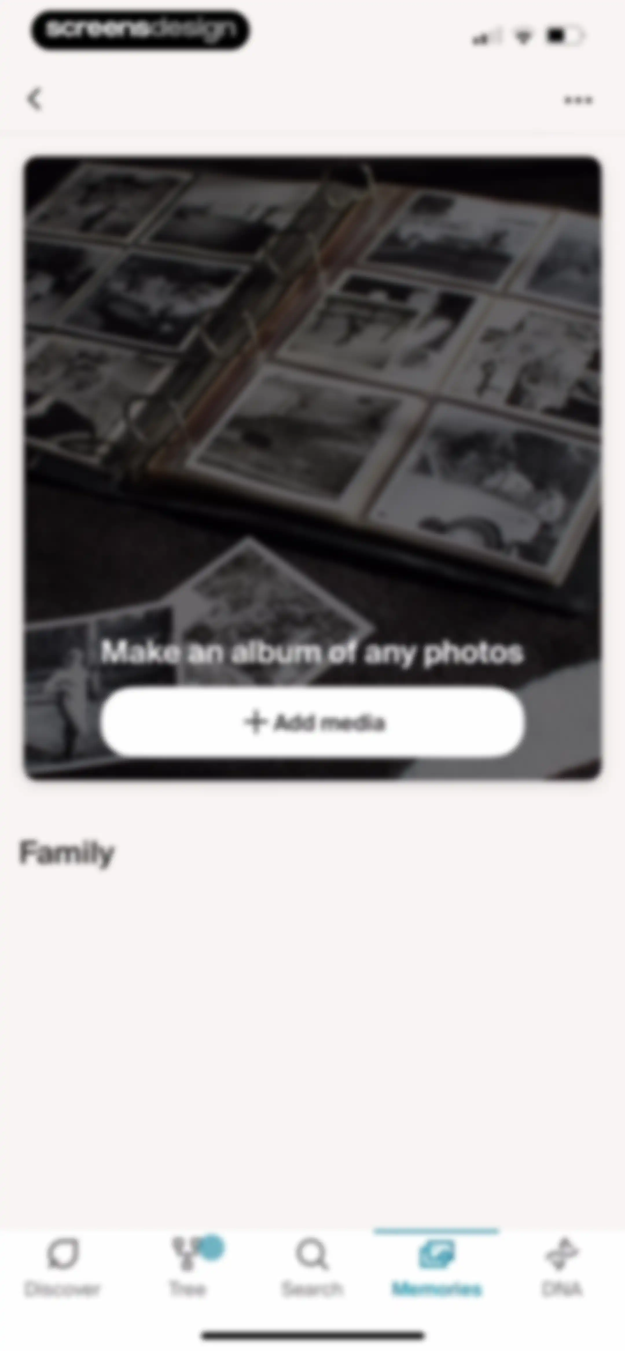 Ancestry: Family History & DNA screen 269