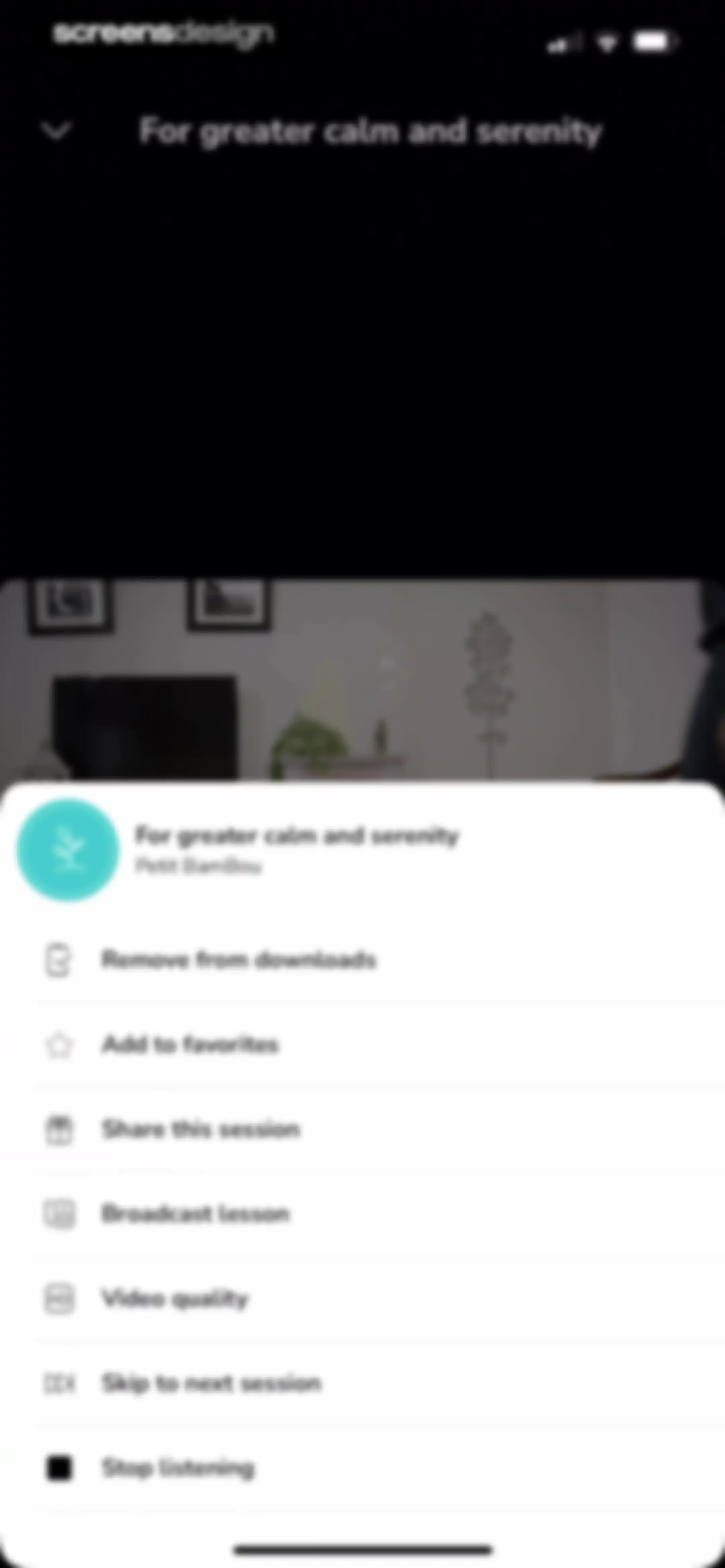 Petit BamBou: Mindfulness screen 11