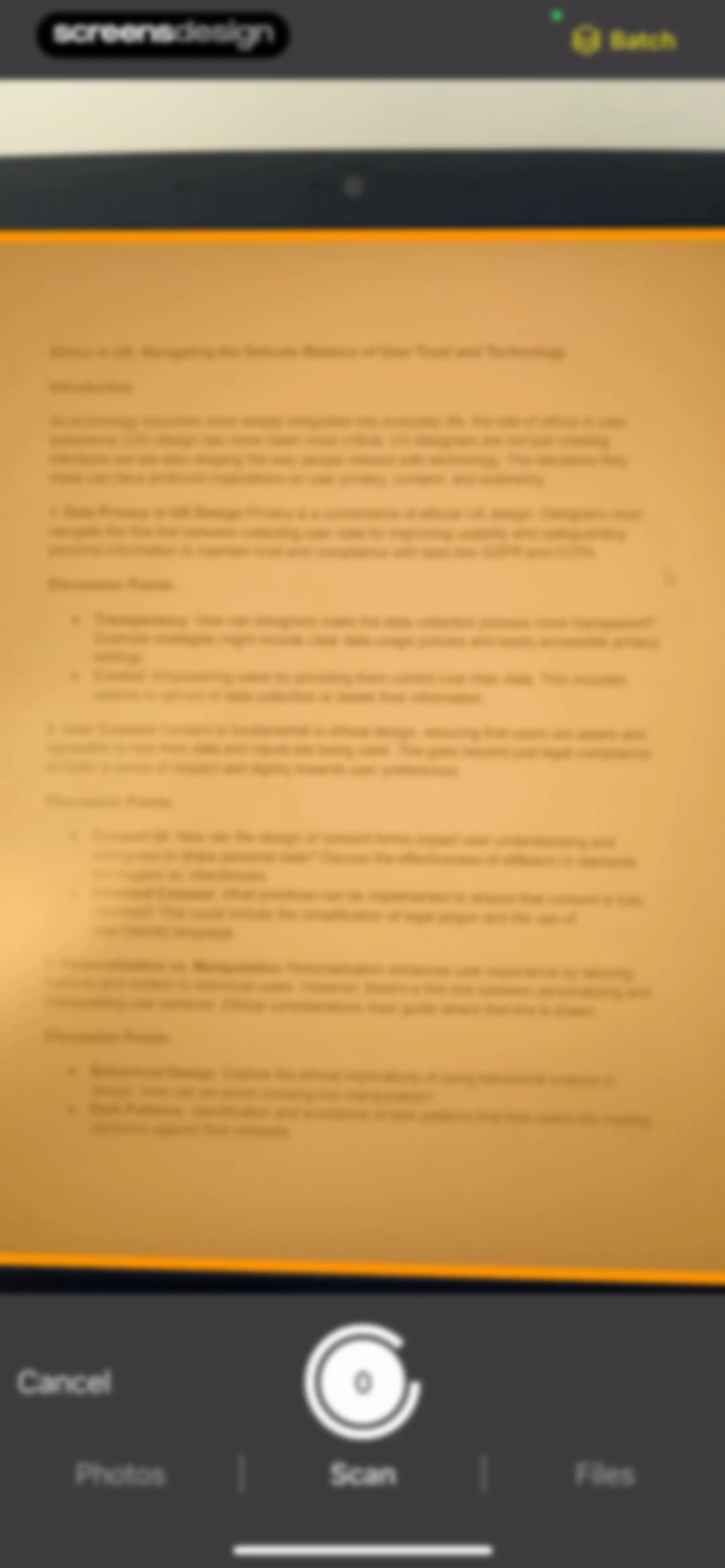 Scanner App: Genius Scan screen 9