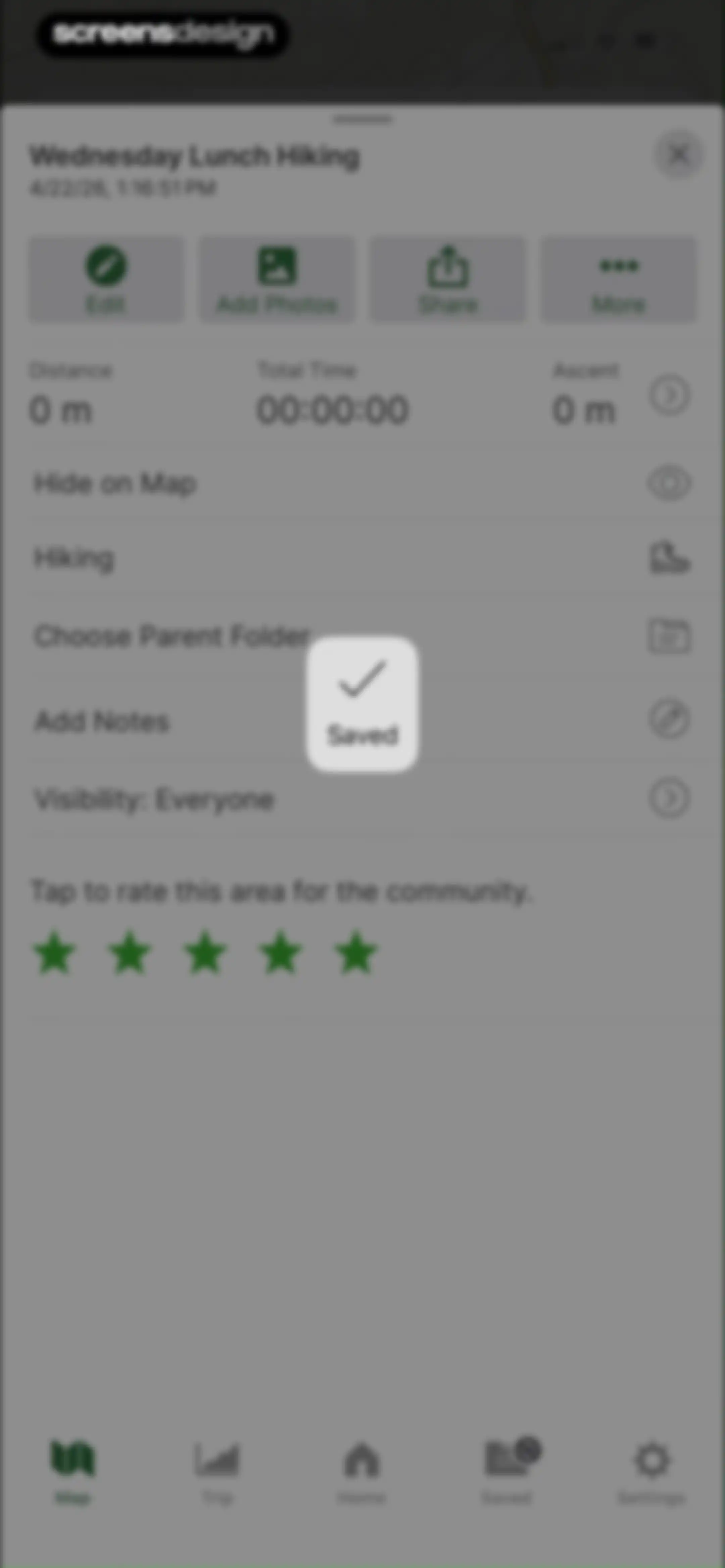 Gaia GPS: Mobile Trail Maps screen 84