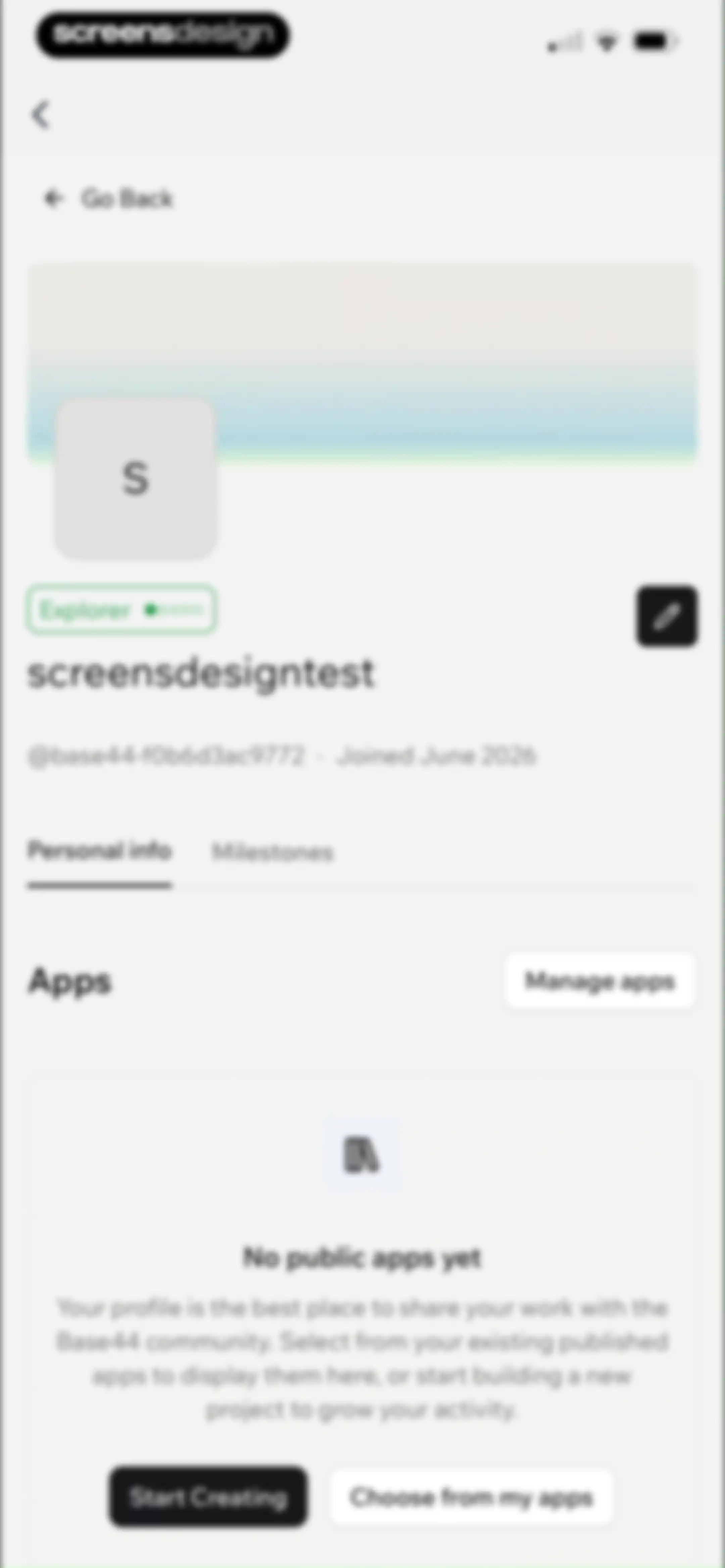 Base44: Build with AI screen 132