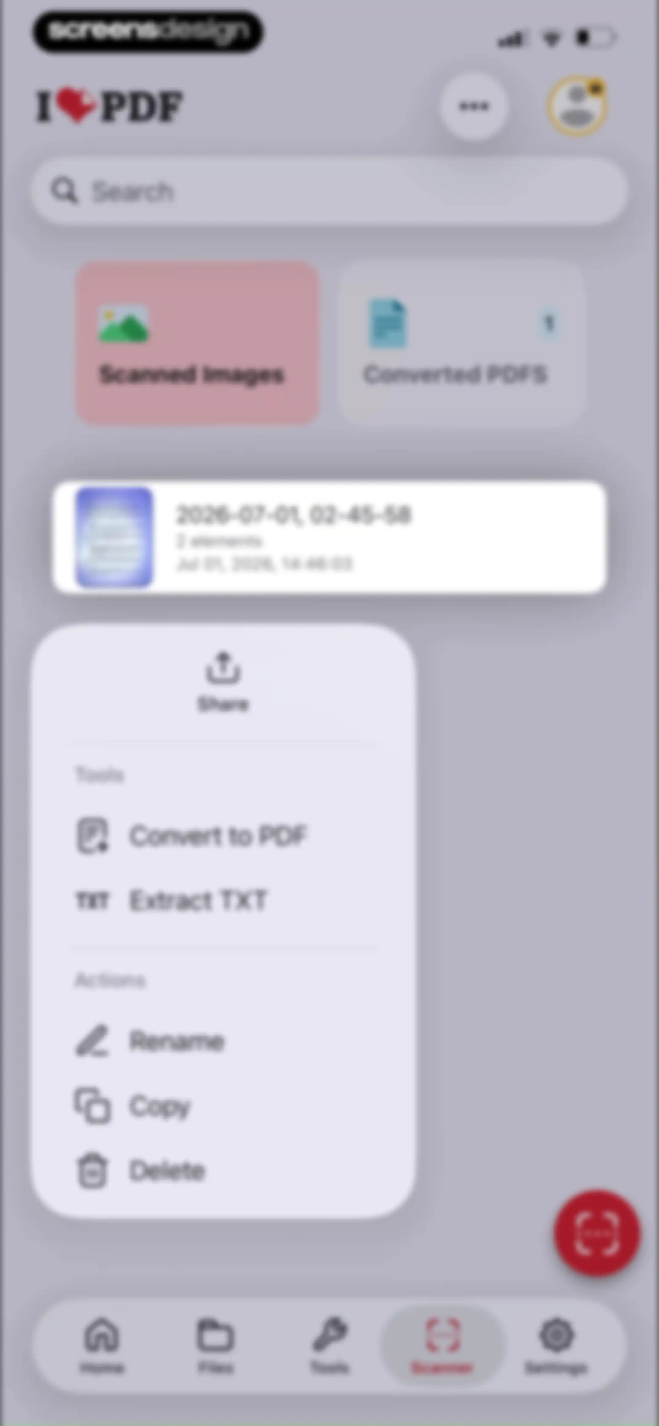 iLovePDF - PDF Editor & Scan screen 135