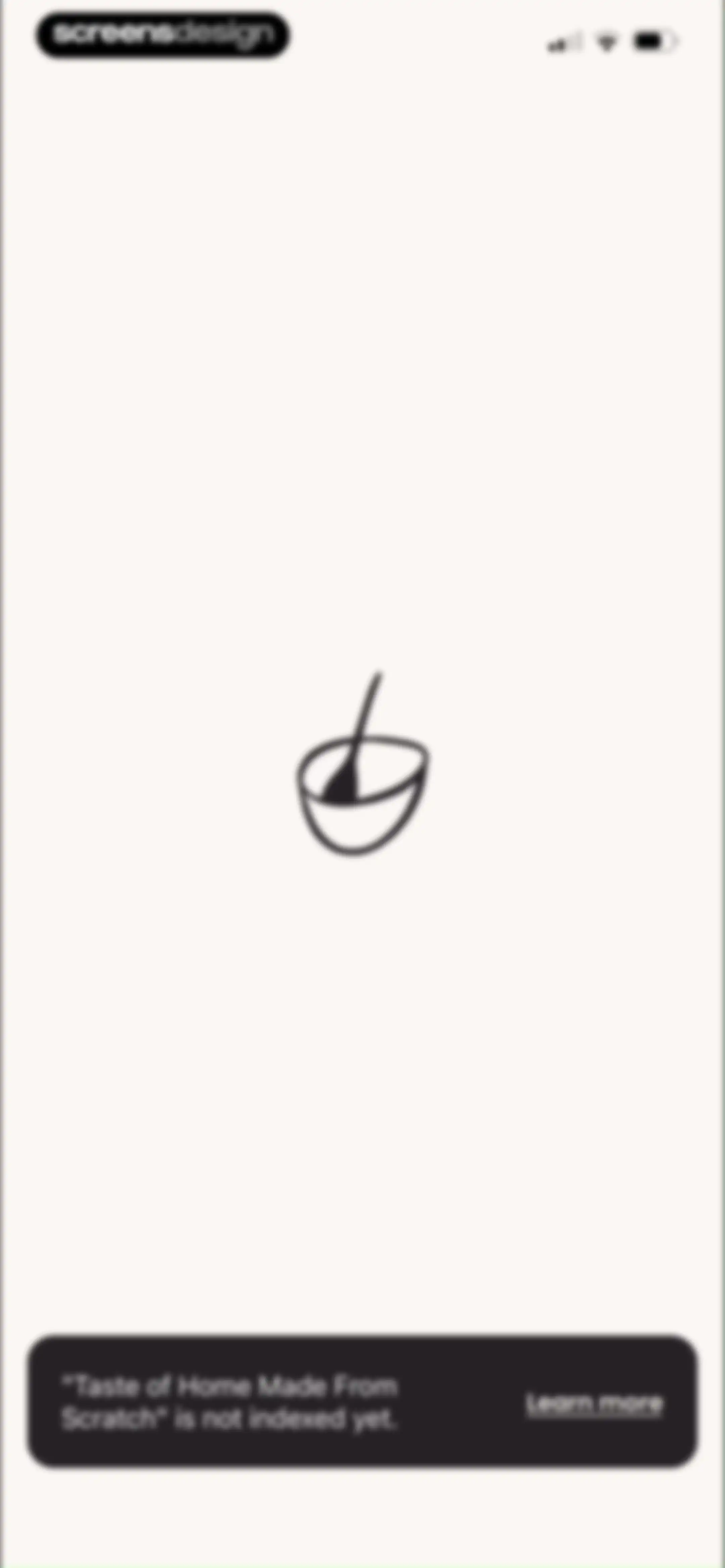 CookShelf: Search Cookbooks screen 27