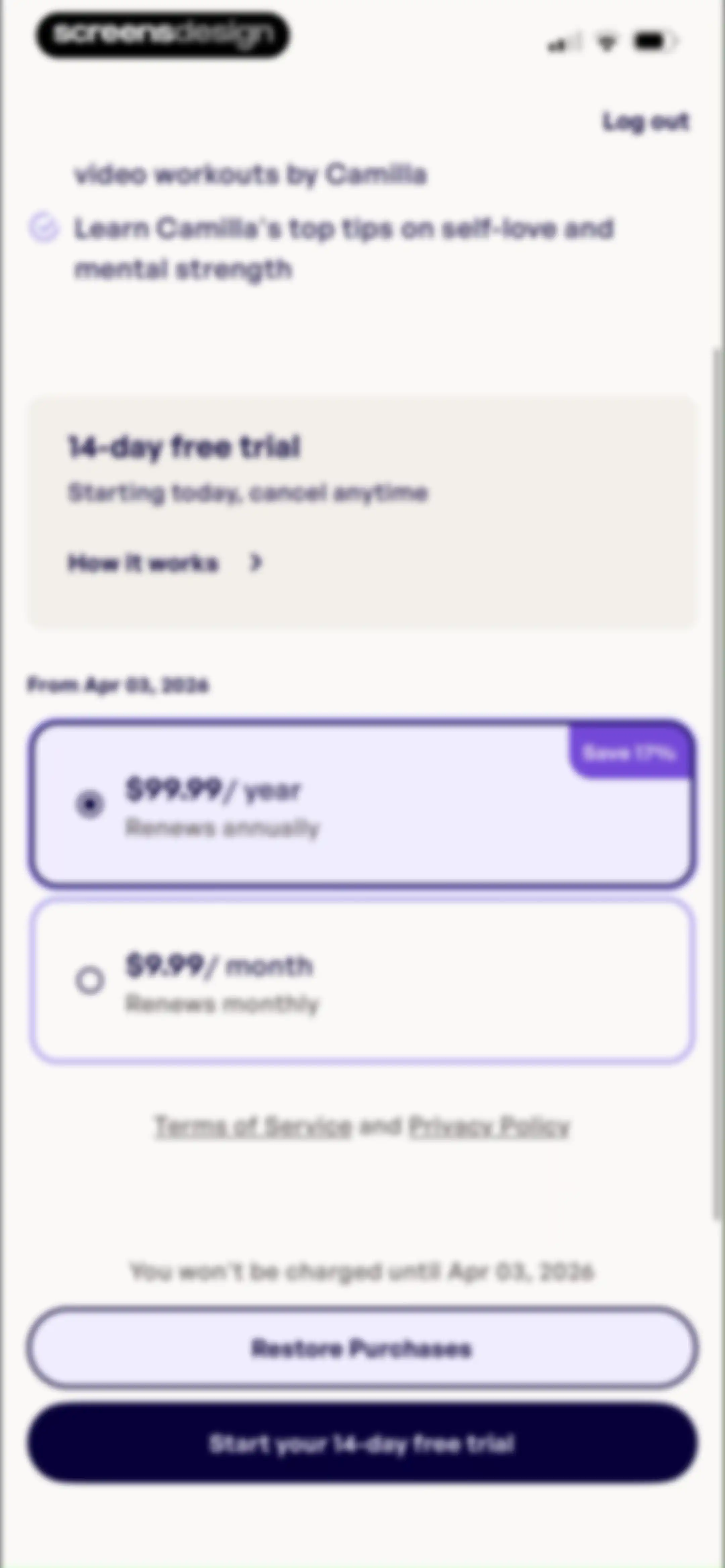 Mila: Home Workout & Fitness screen 11