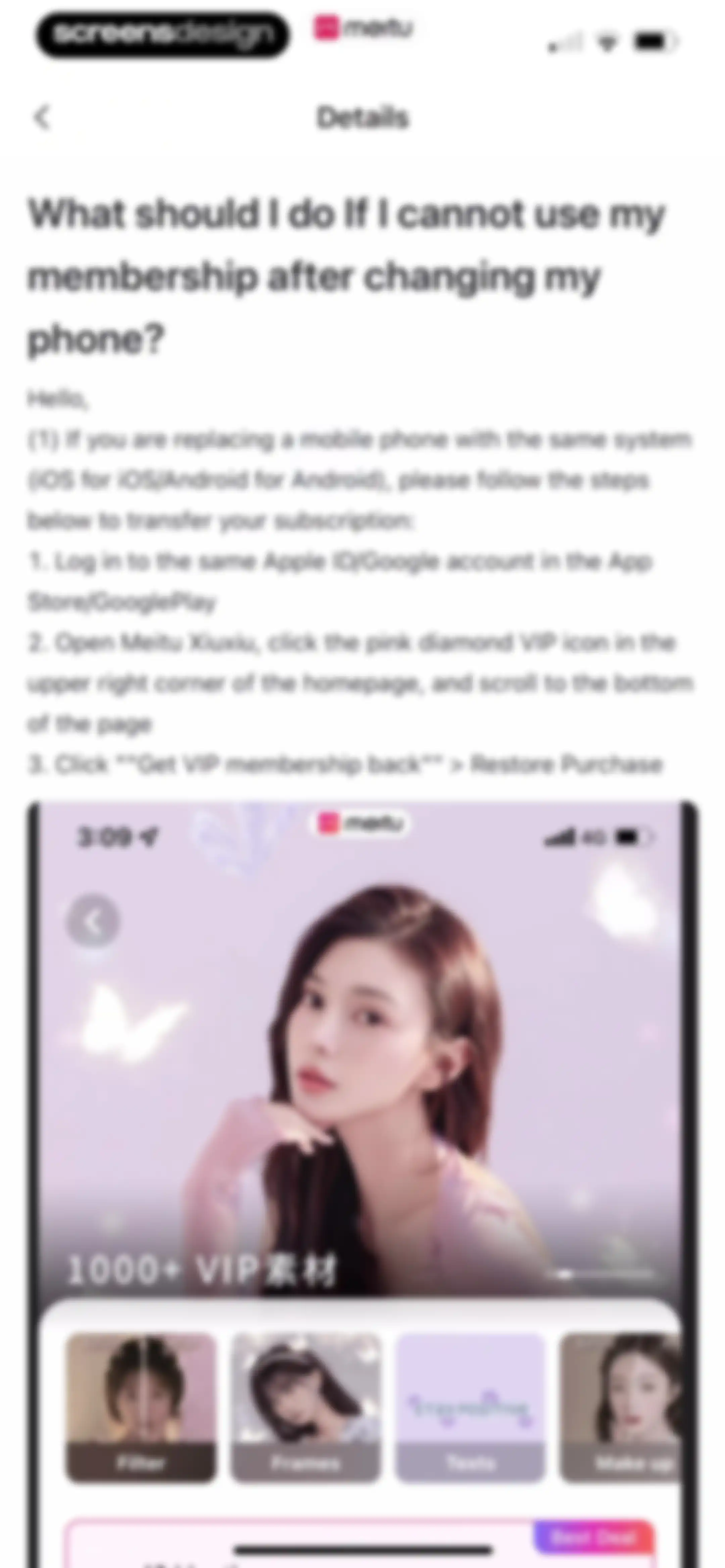 Meitu AI Photo & Video Editor screen 208