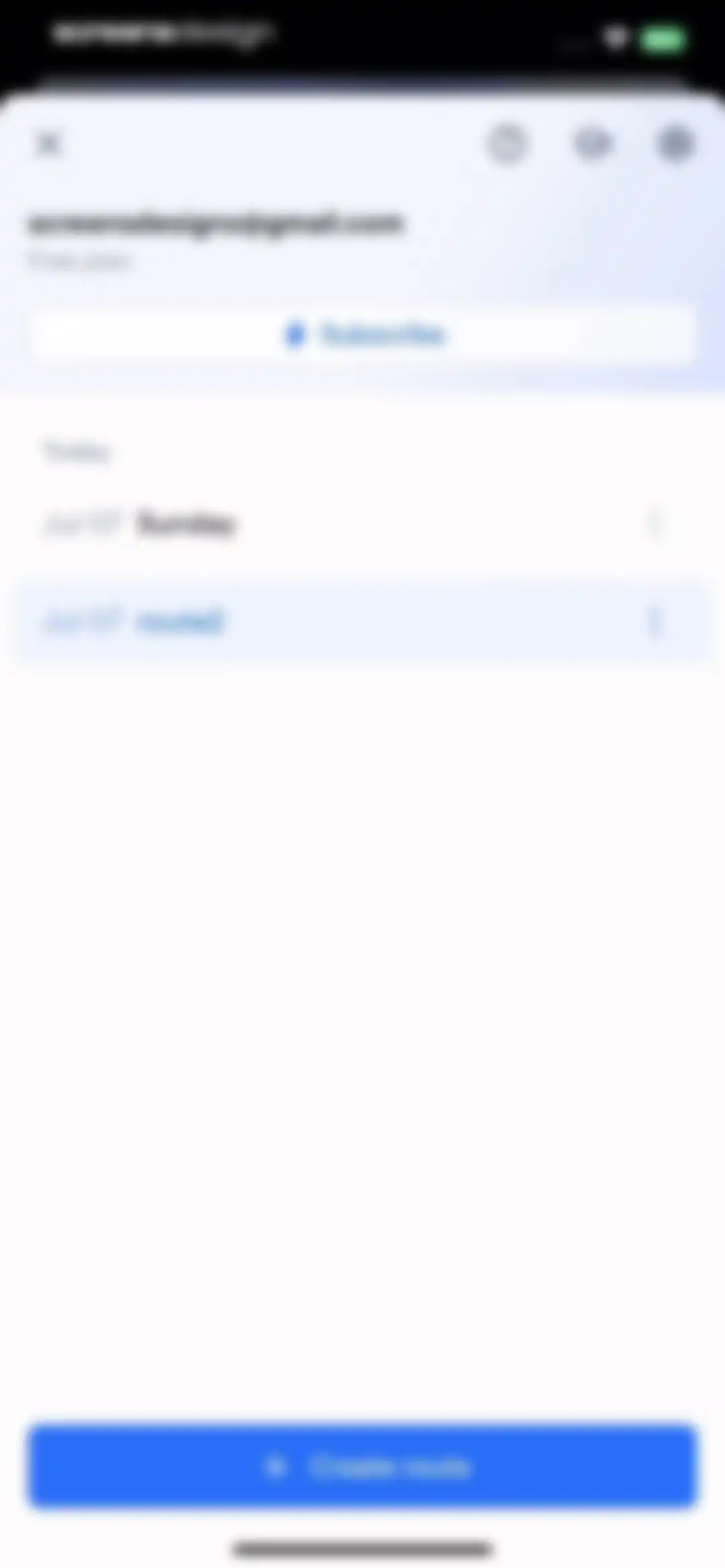 Spoke Route Planner screen 59