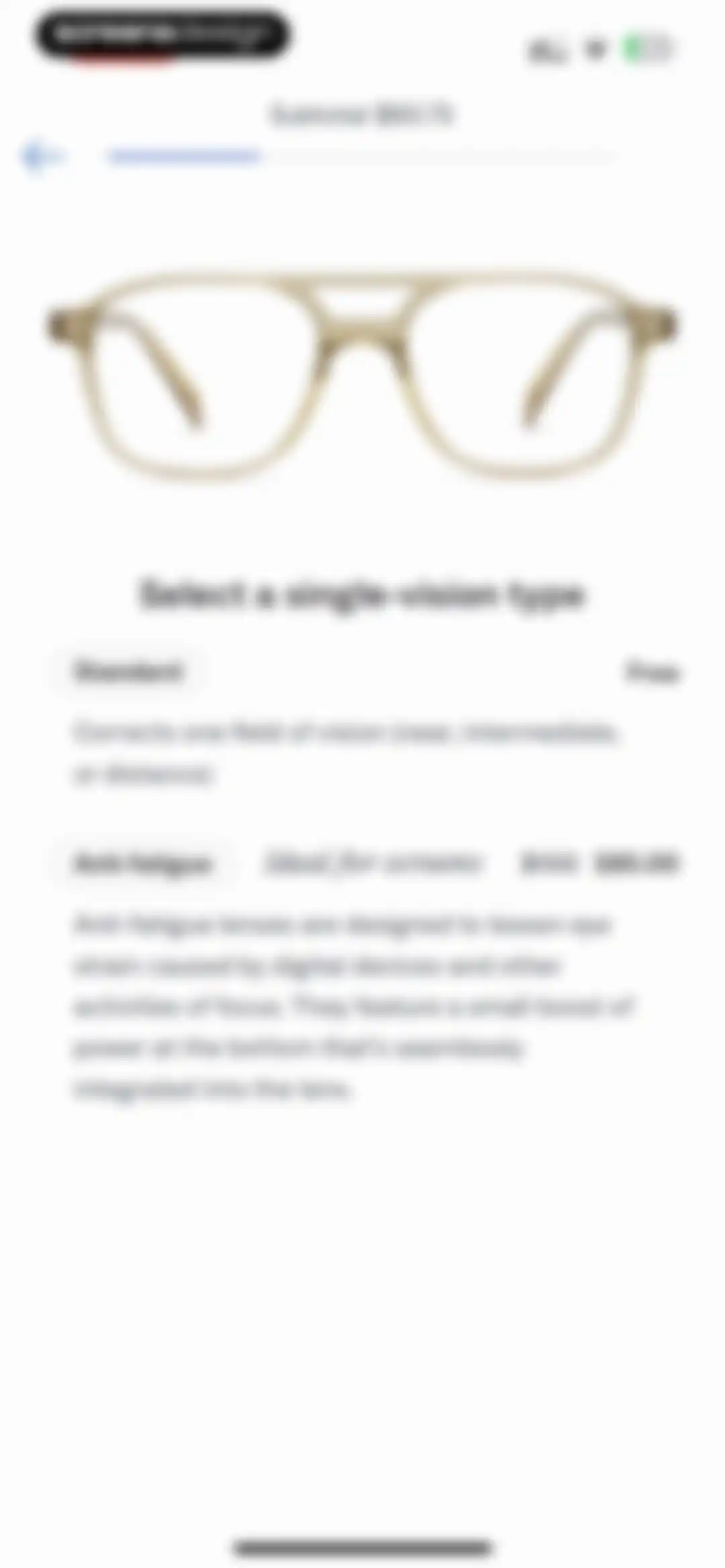 Warby Parker screen 8