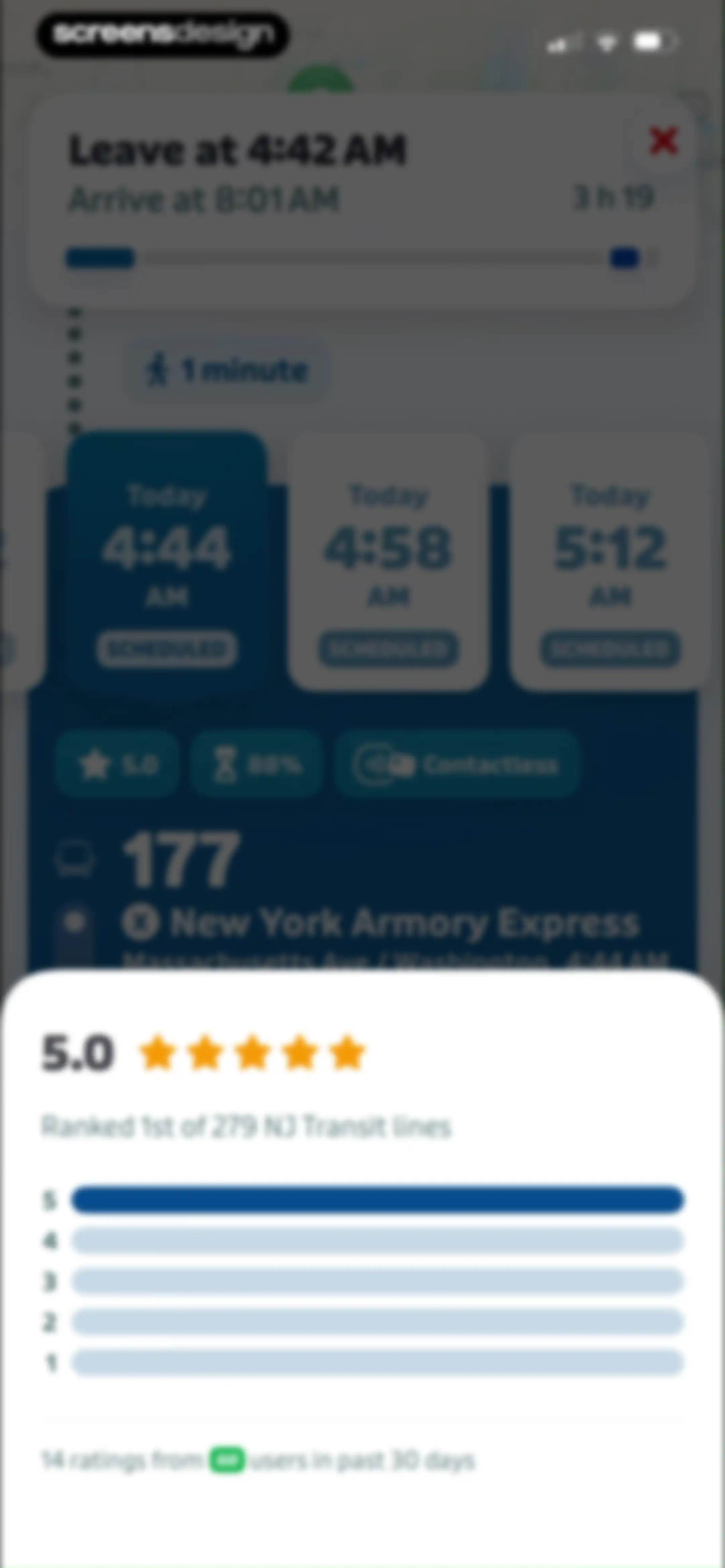 Transit • Subway & Bus Times screen 20