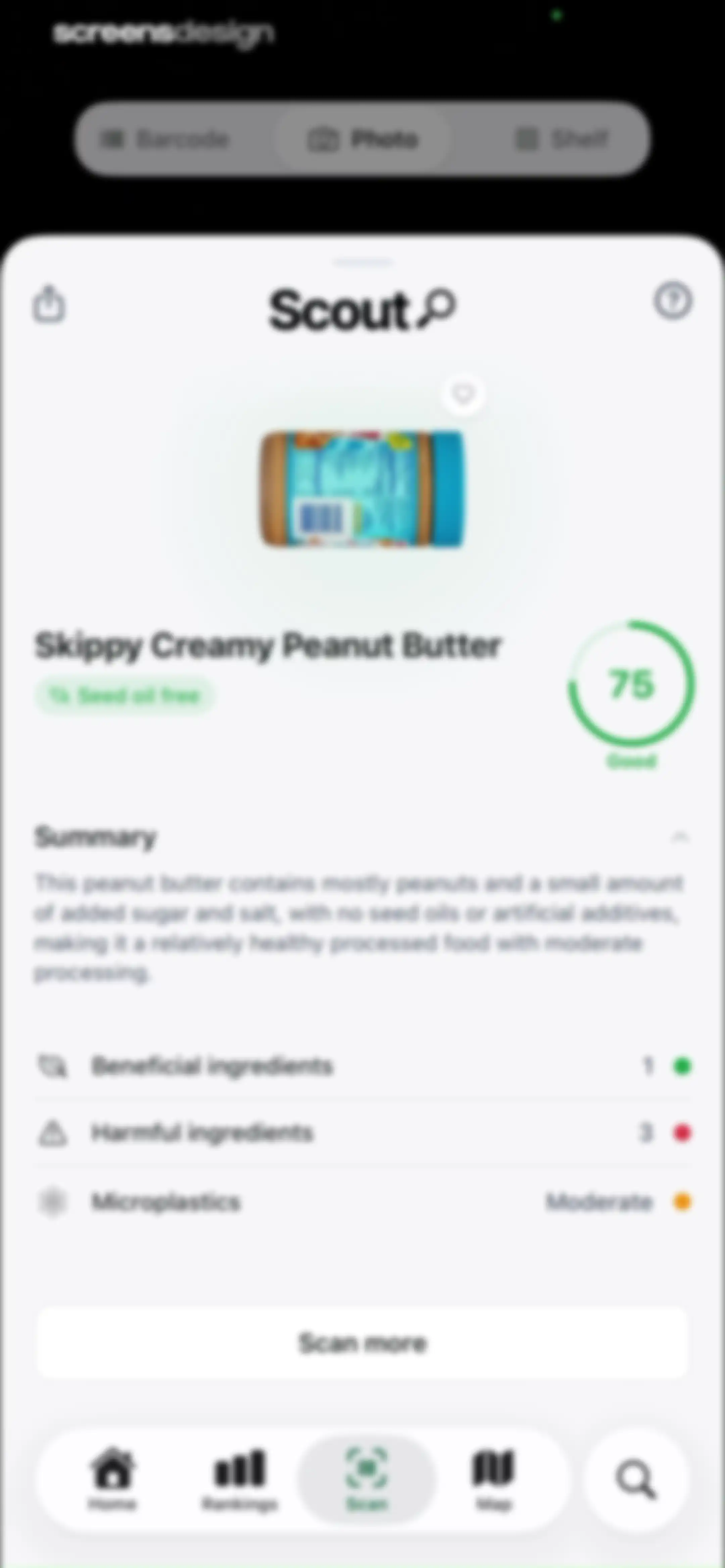Scout - Health Analysis screen 54
