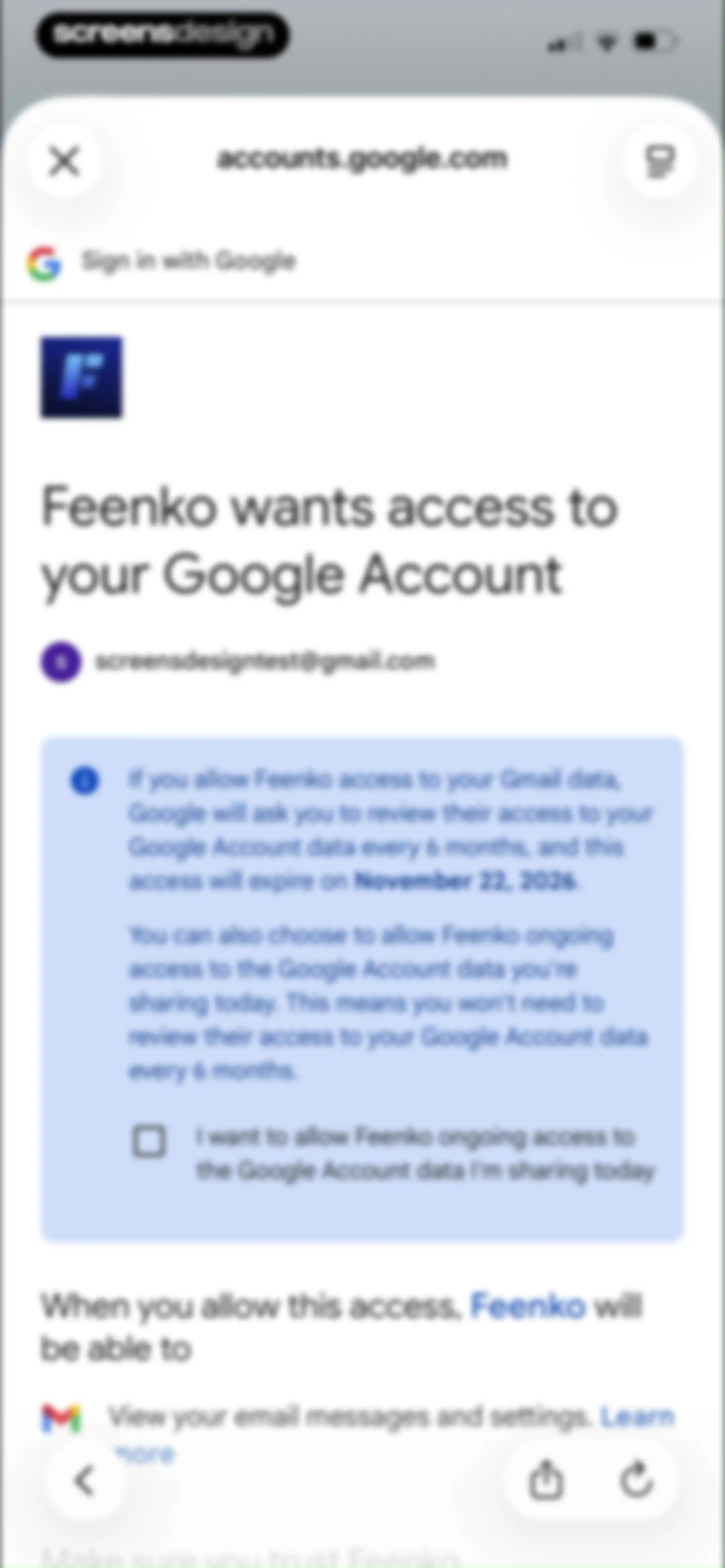 Feenko: Cancel Subscription screen 30