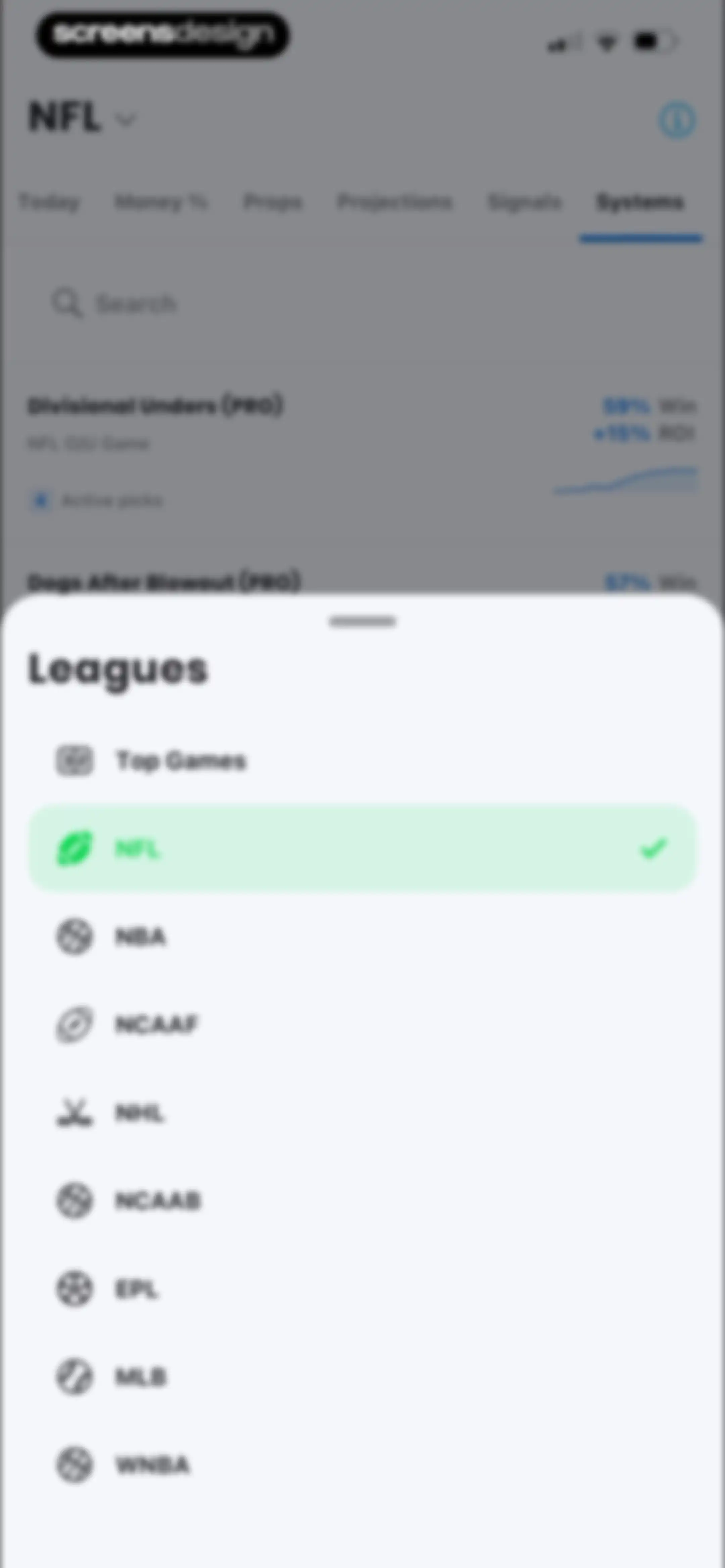 Action Network: Sports Betting screen 145