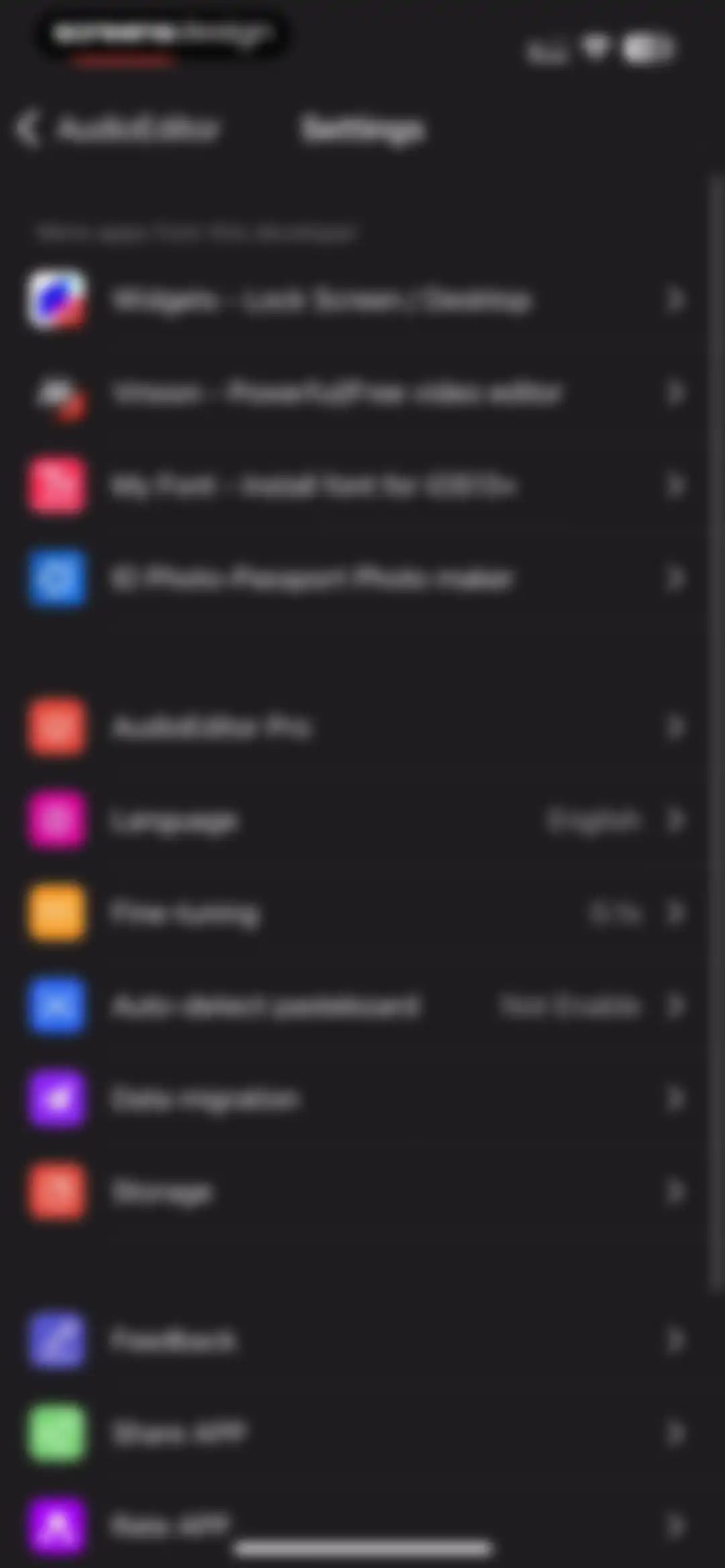 Audio Editor - Music editor screen 80