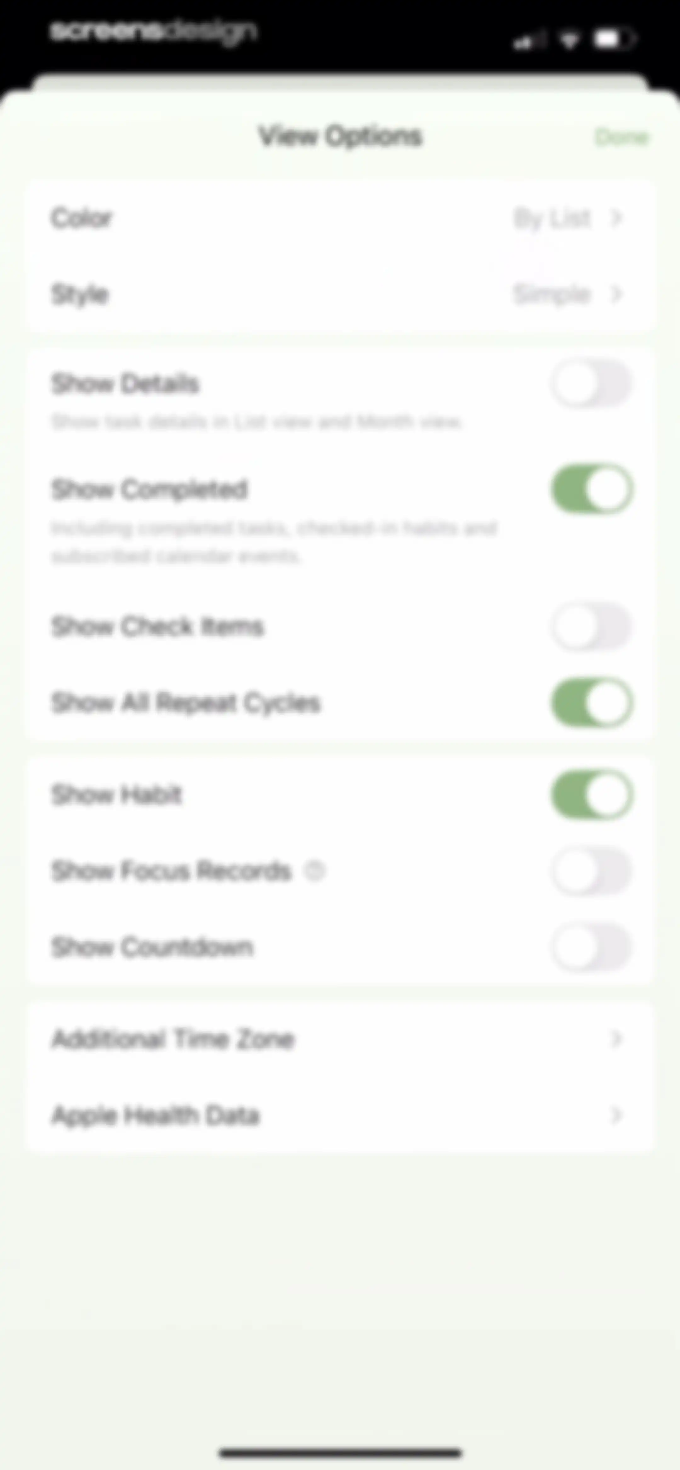 TickTick:To-Do List & Calendar screen 140
