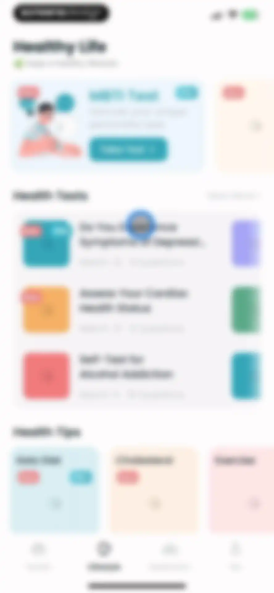 HealthBit-Lifestyle&Heart Care screen 22