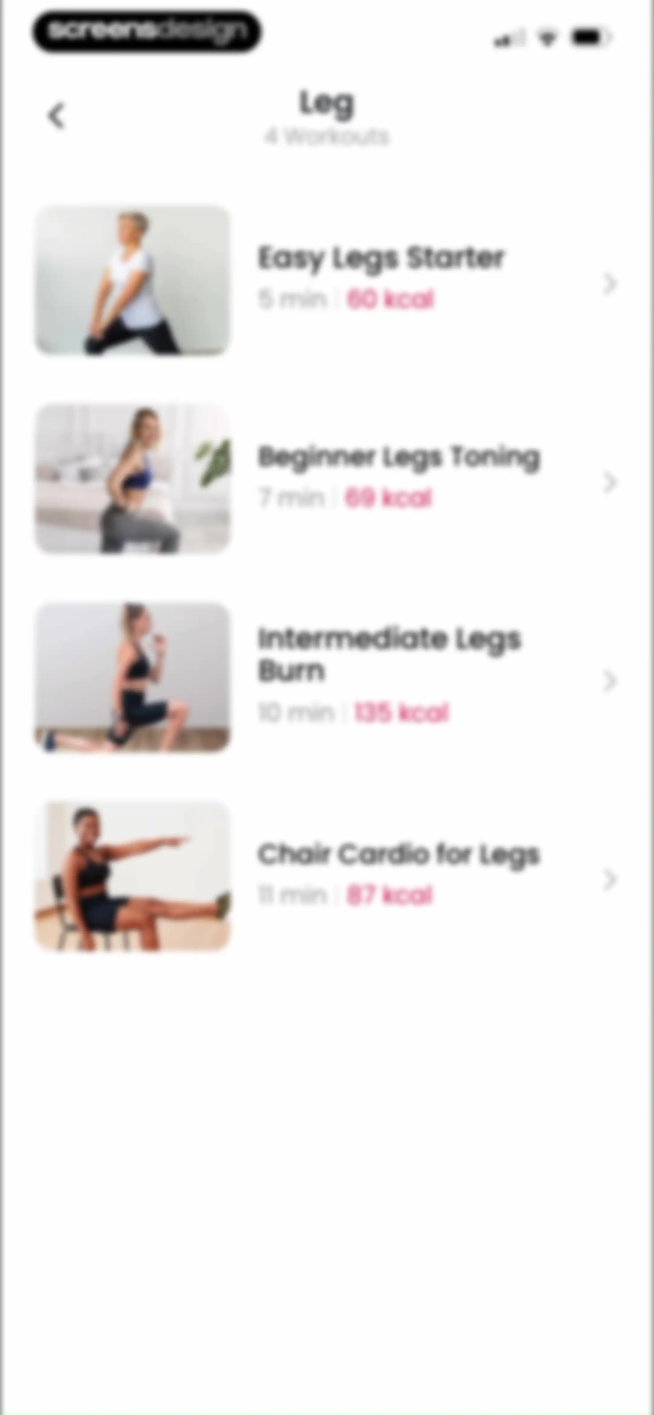 ChillFit: Home Workout Planner screen 113