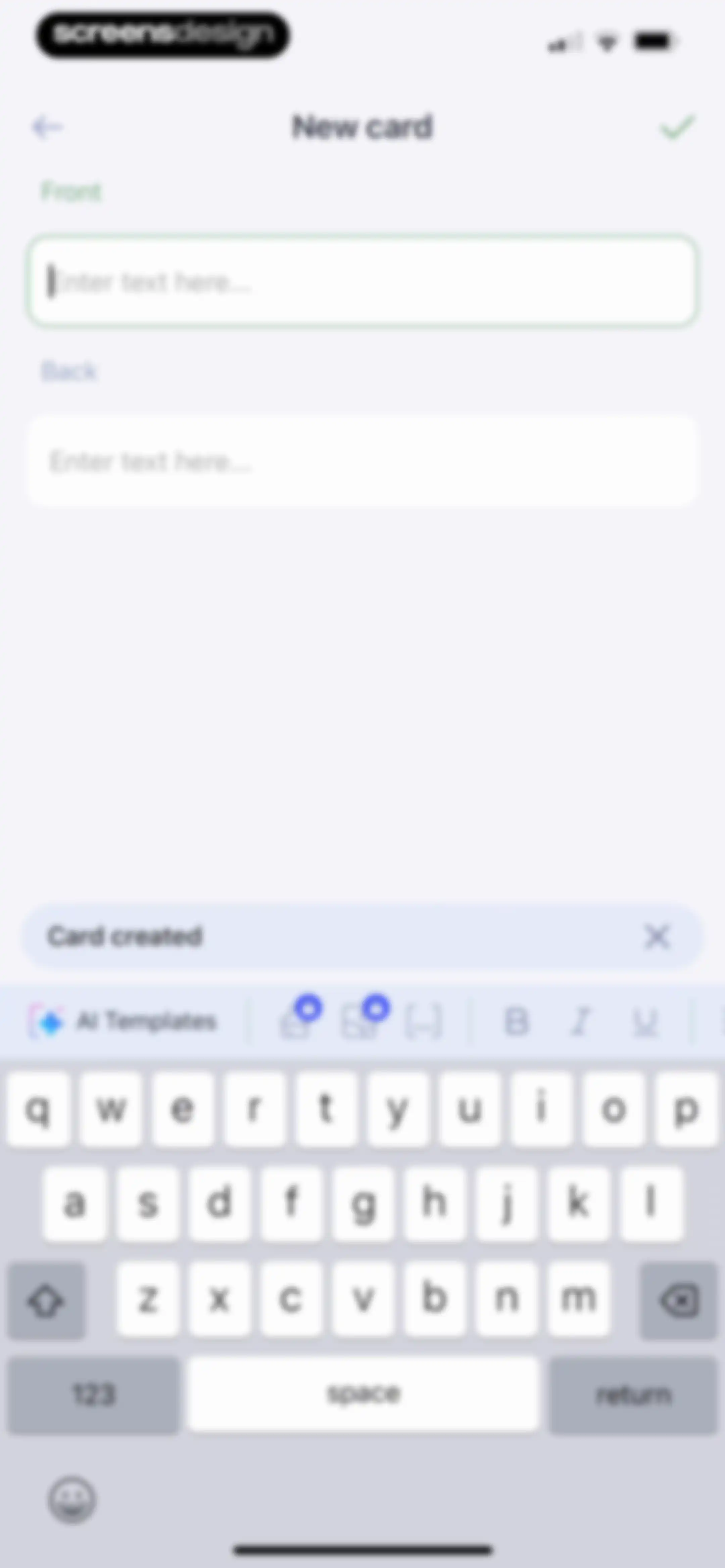 Cogni: Flashcards Learning screen 16