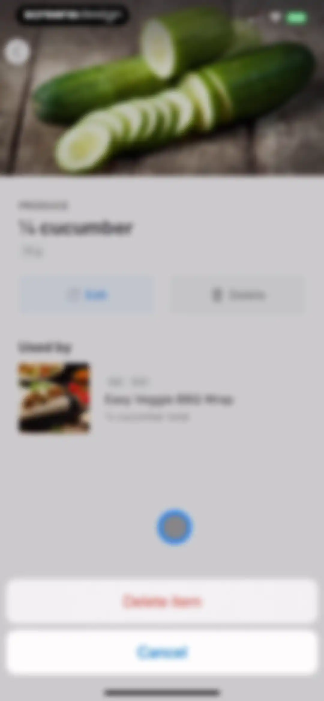 Intent - Meal Planner screen 68