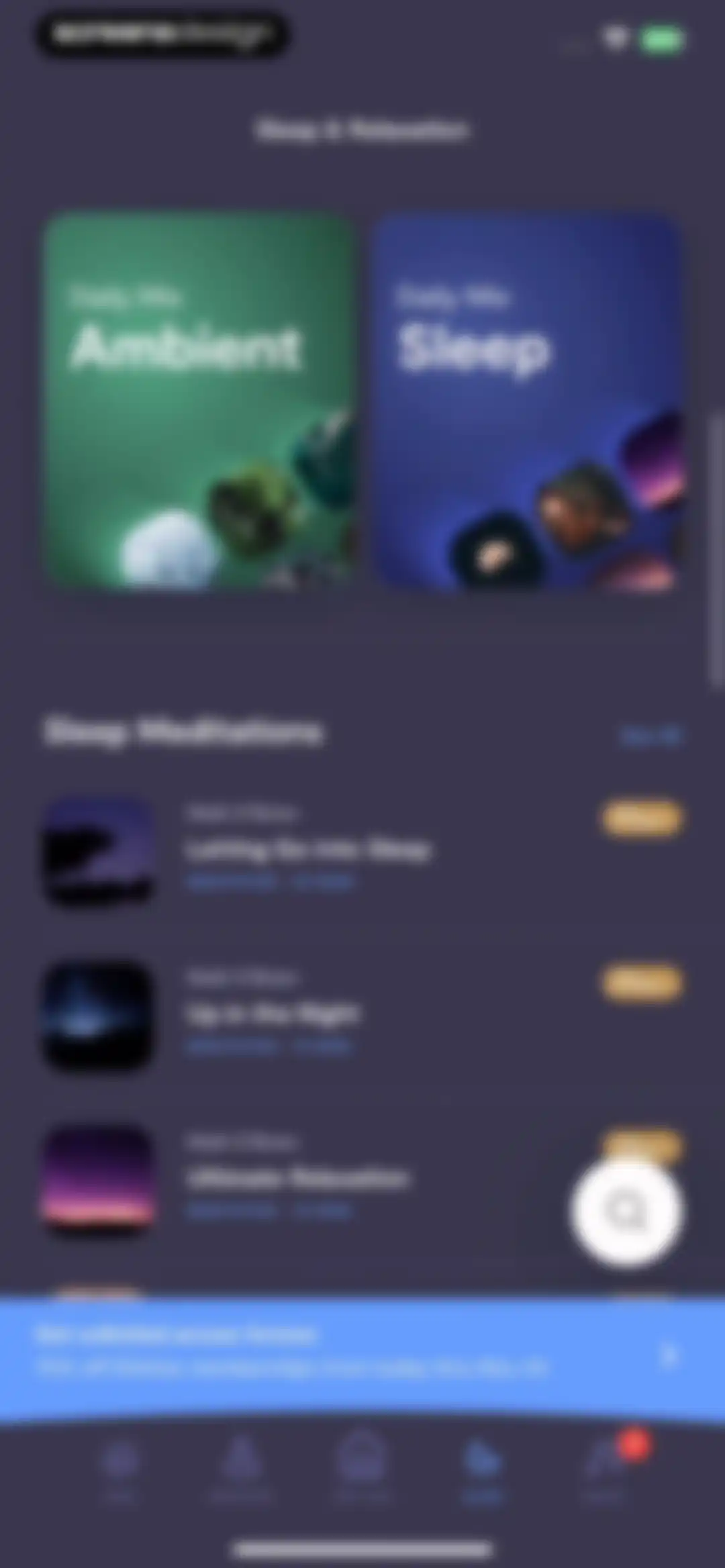 Mindfulness.com Meditation App screen 86