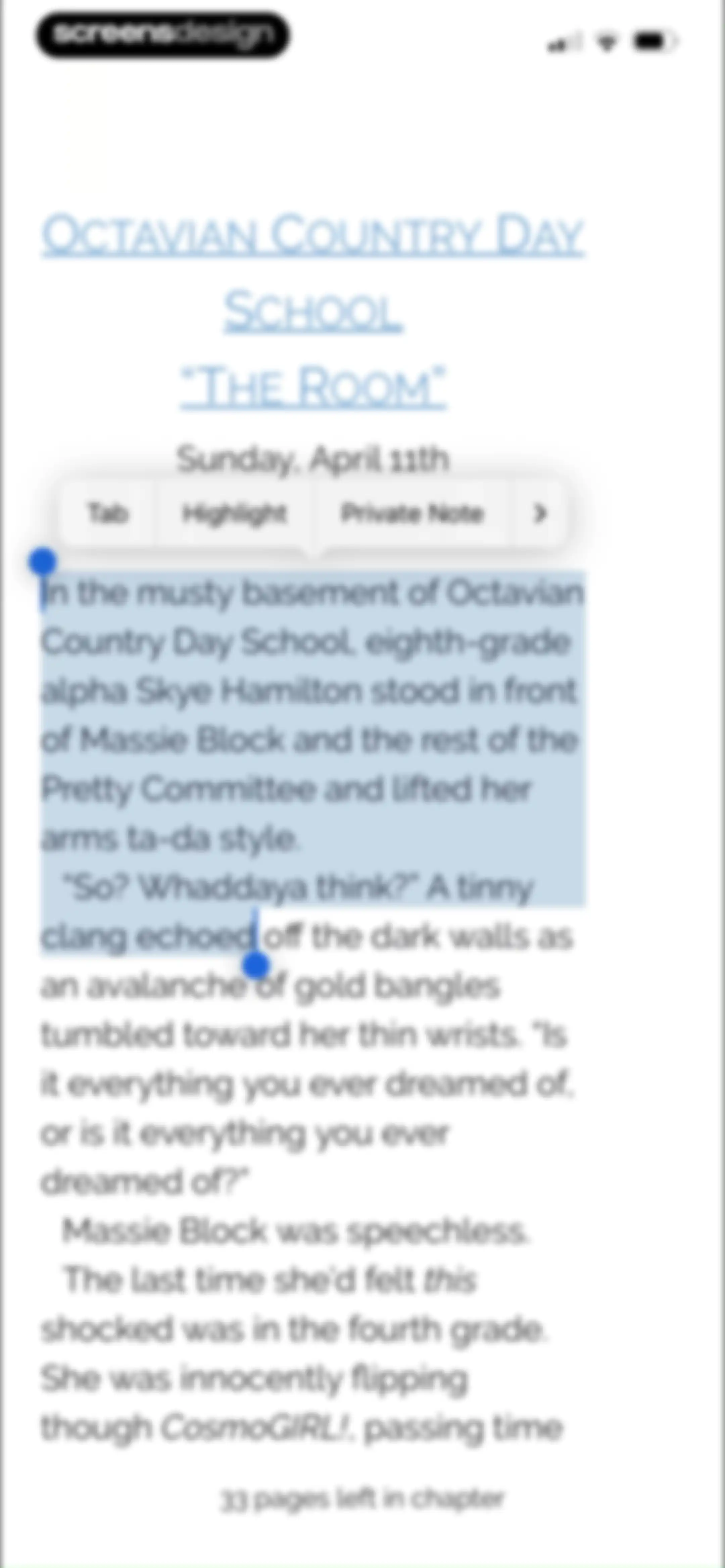 Fable: Track & Discuss Books screen 193