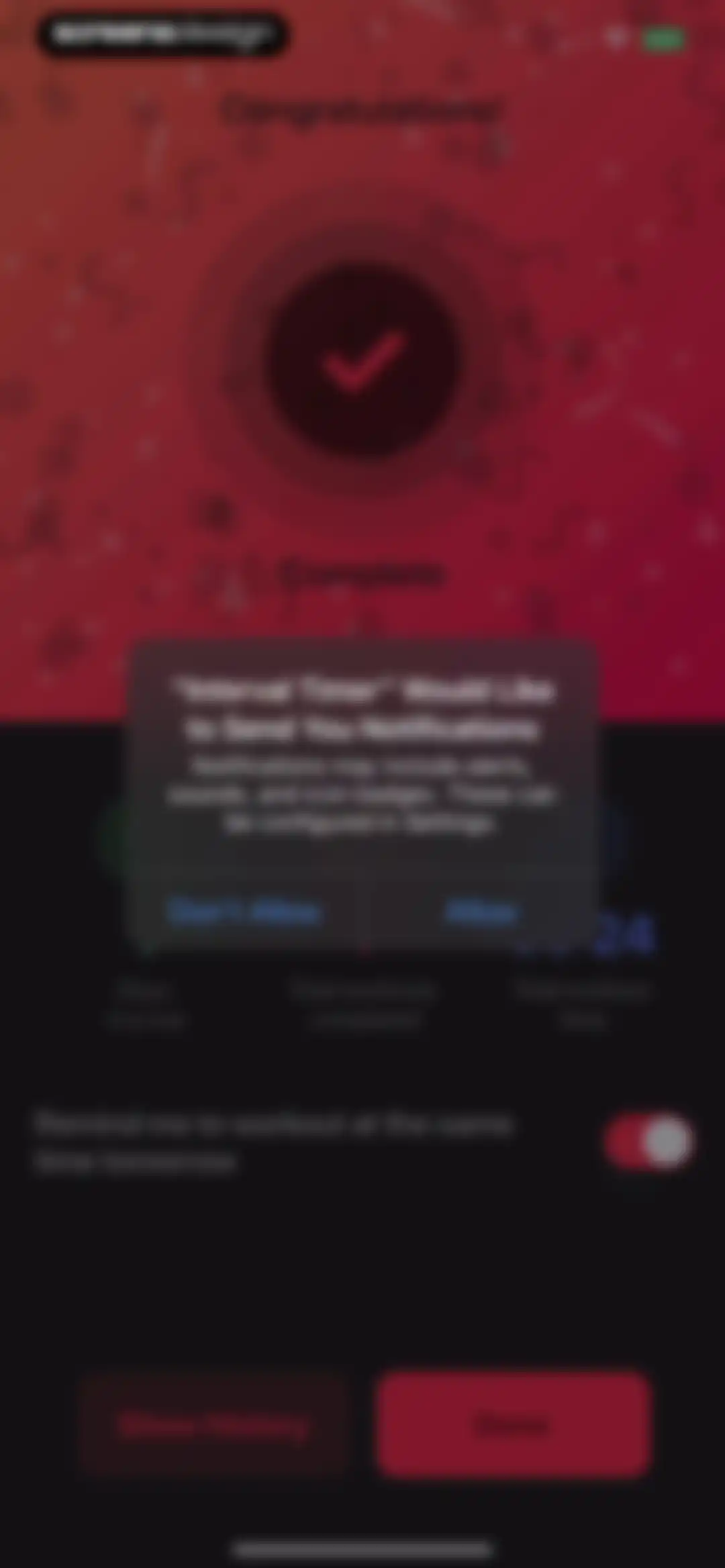 Interval Timer □ HIIT Timer screen 9