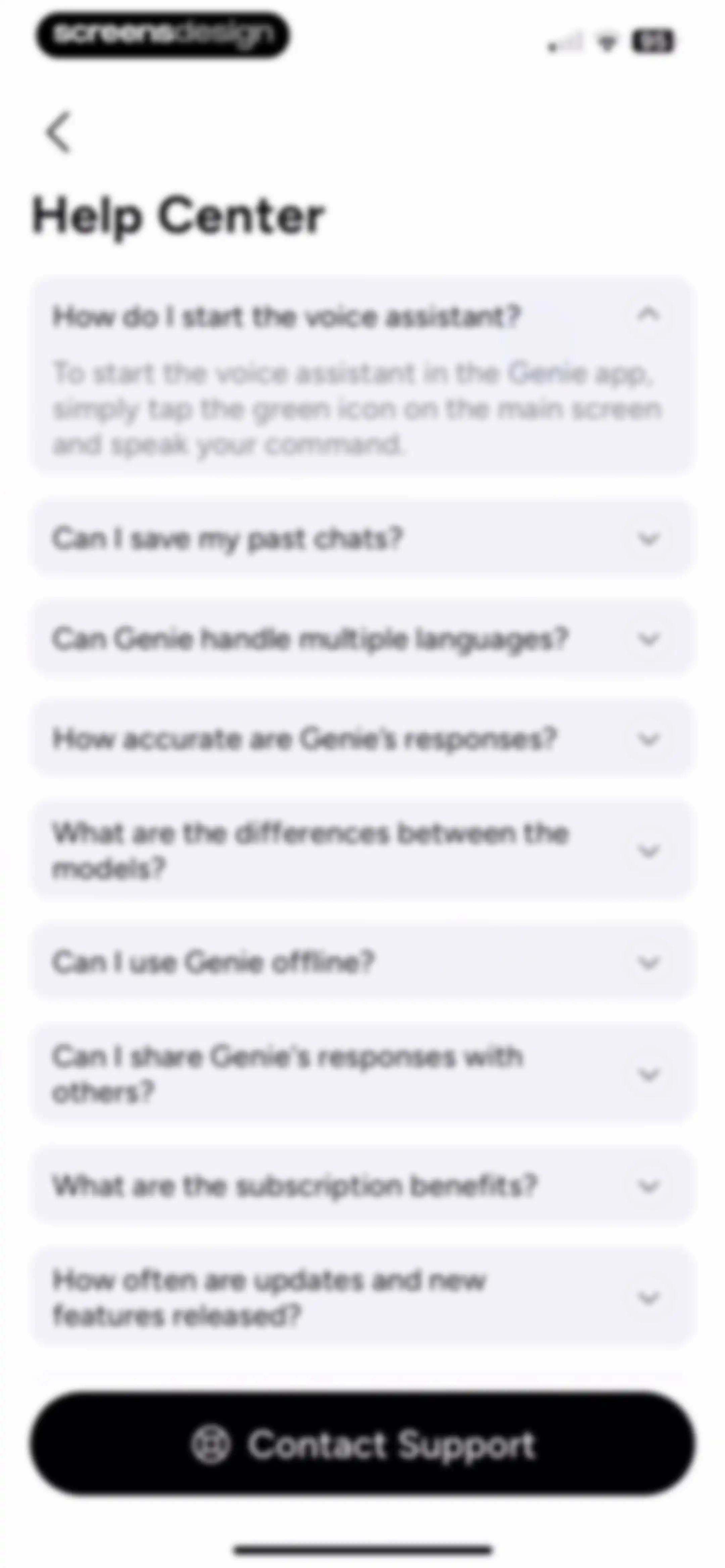 Chatbot AI Assistant - Genie screen 58