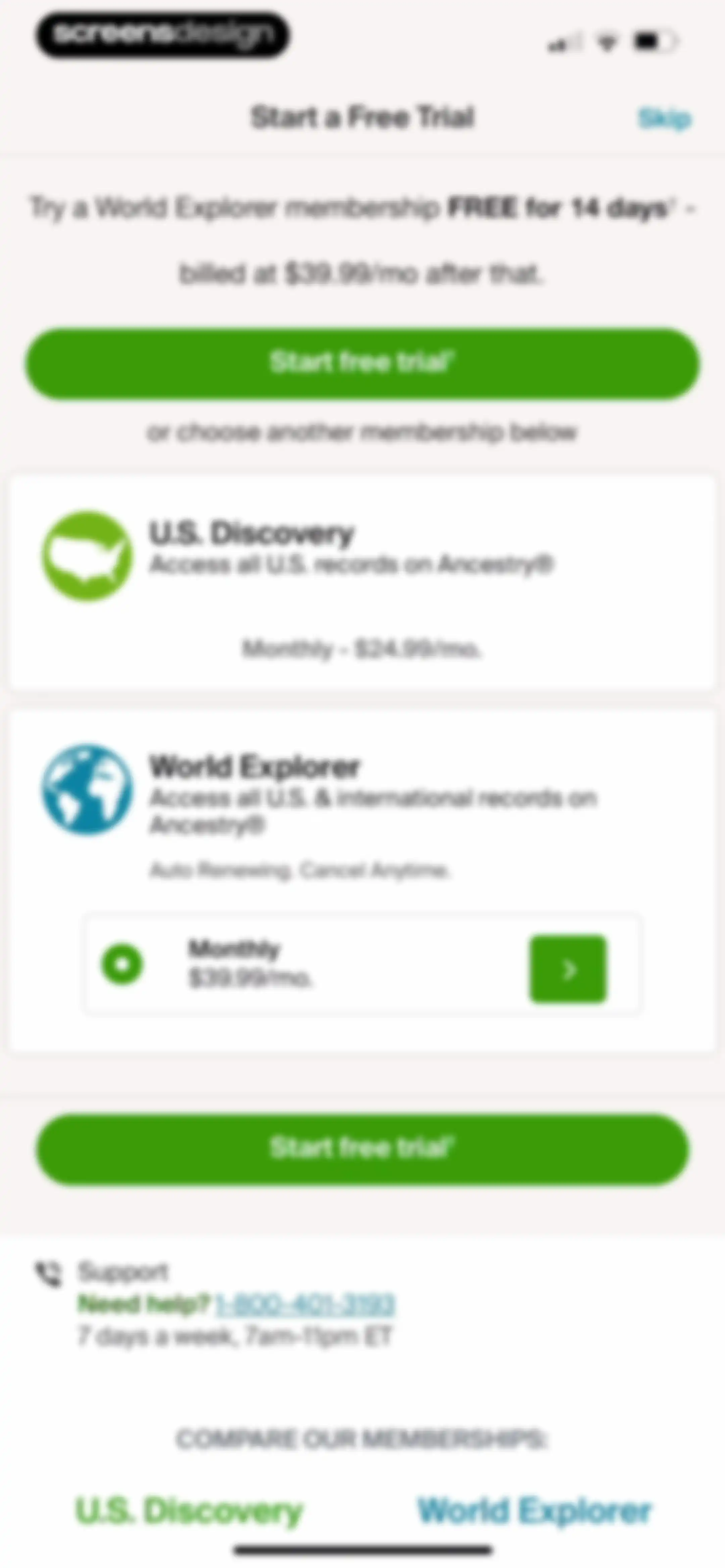 Ancestry: Family History & DNA screen 14