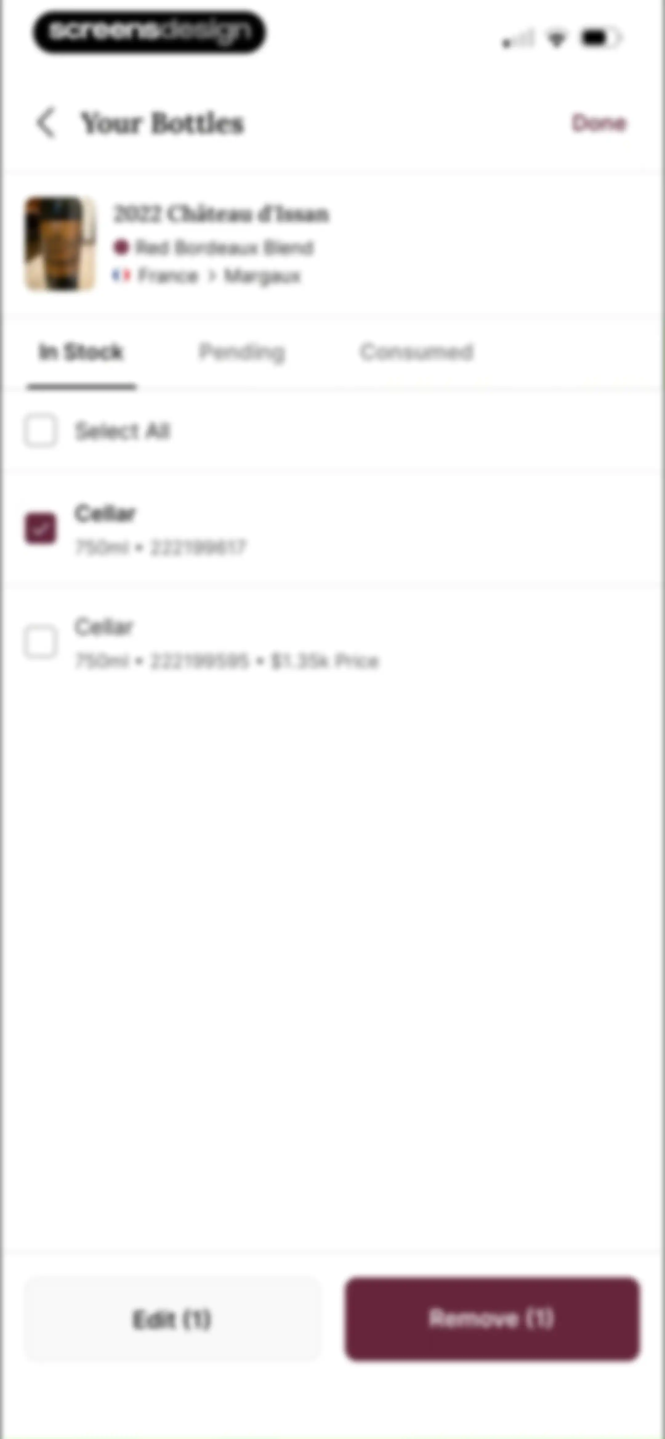 CellarTracker: #1 Wine Tracker screen 59