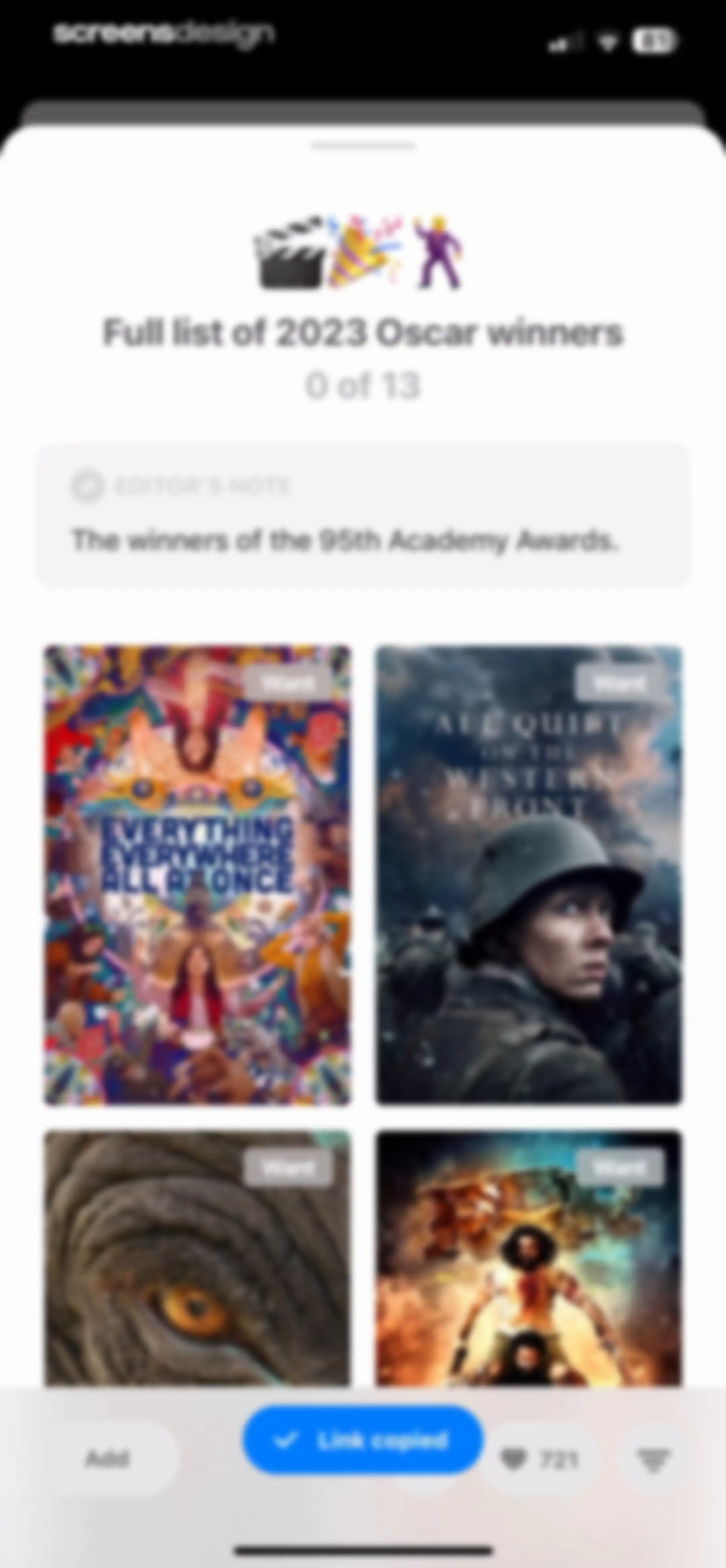 Must for Movies & TV screen 42
