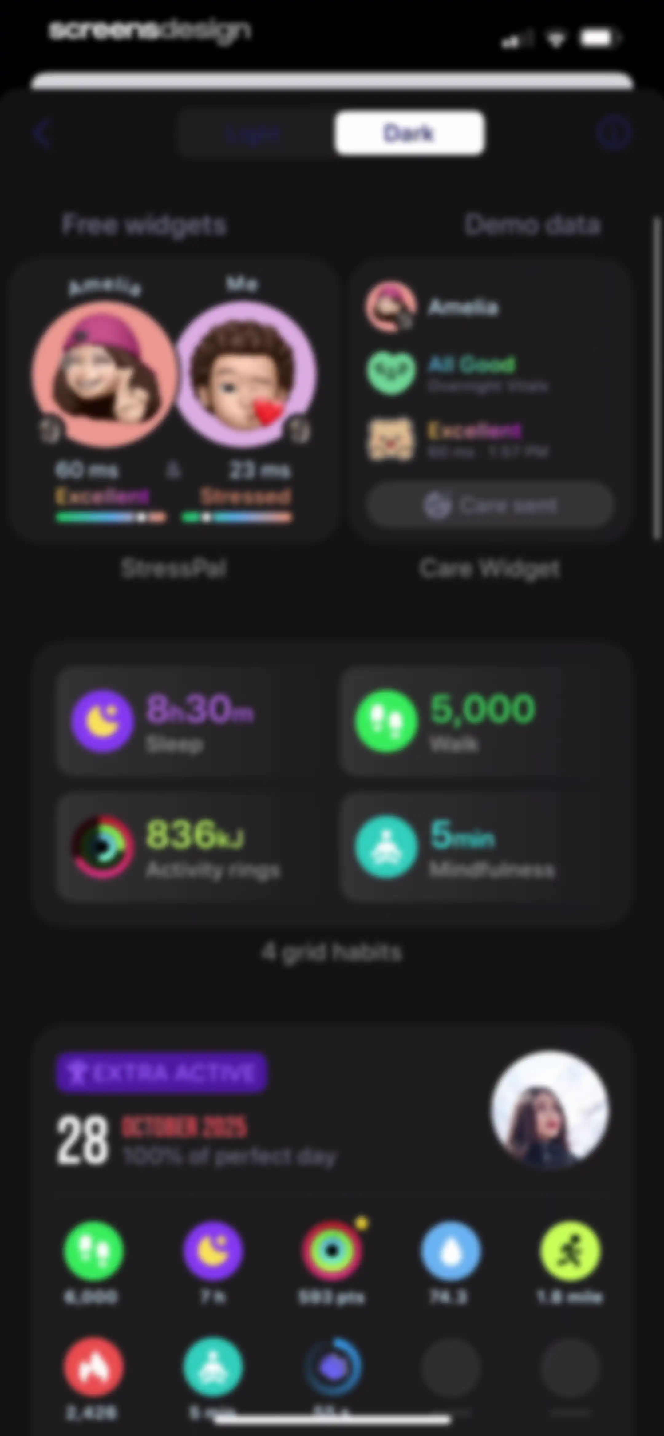 Grow: Health & Fitness screen 150