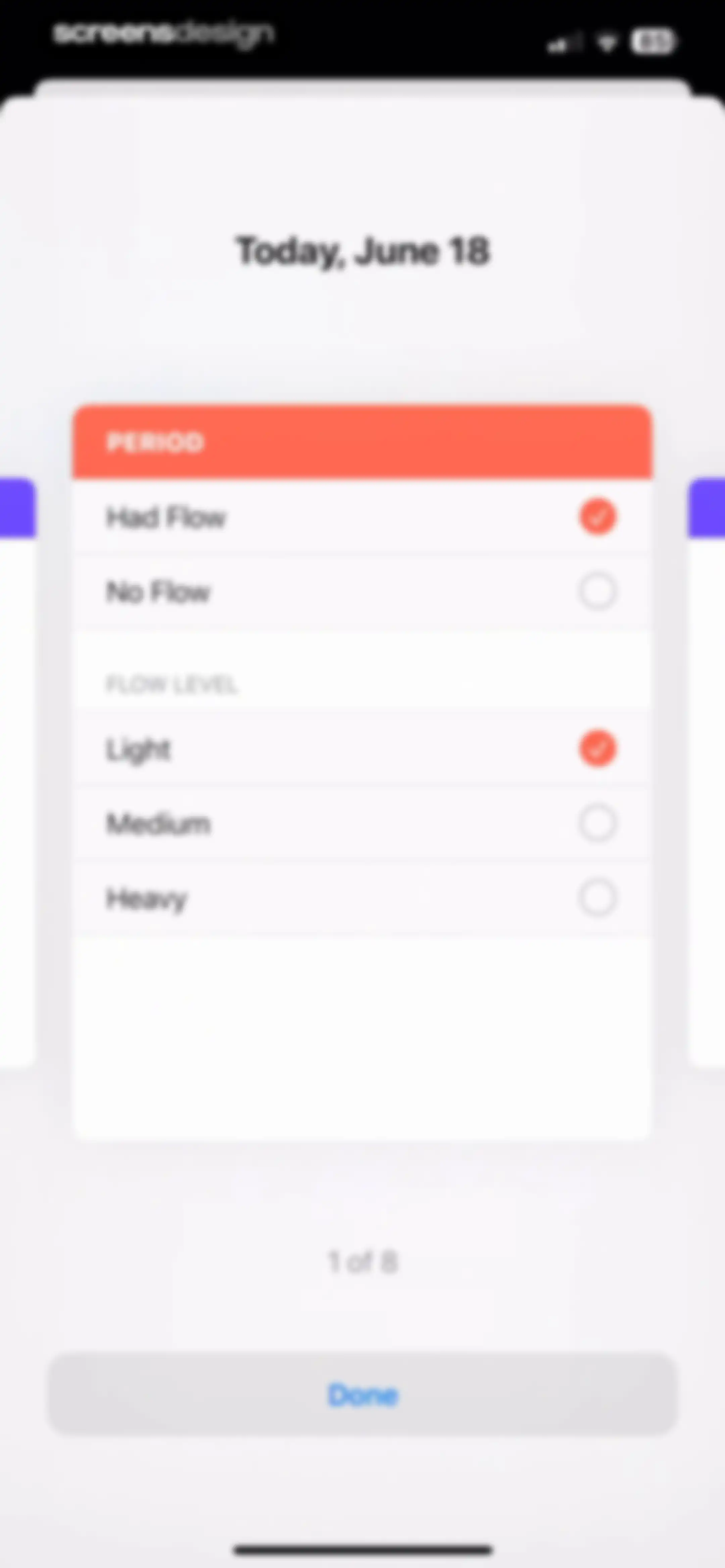 Apple Health screen 92