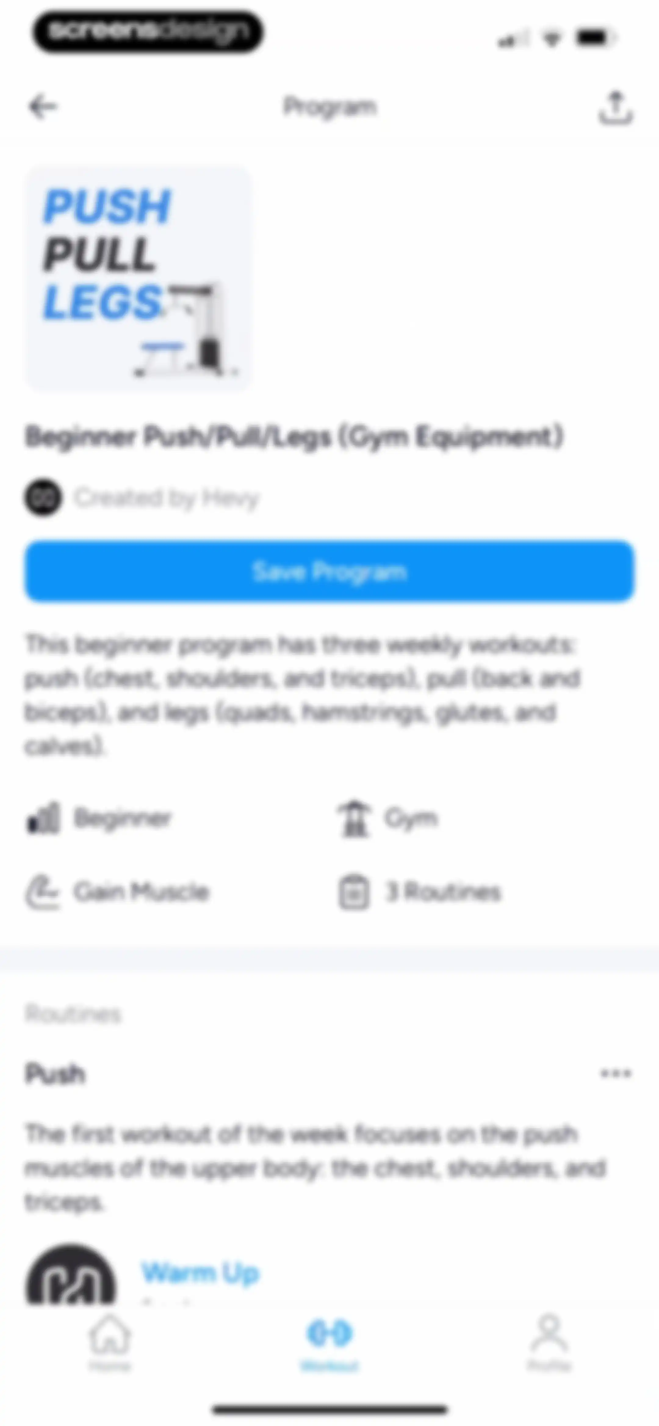 Hevy - Workout Tracker Gym Log screen 137