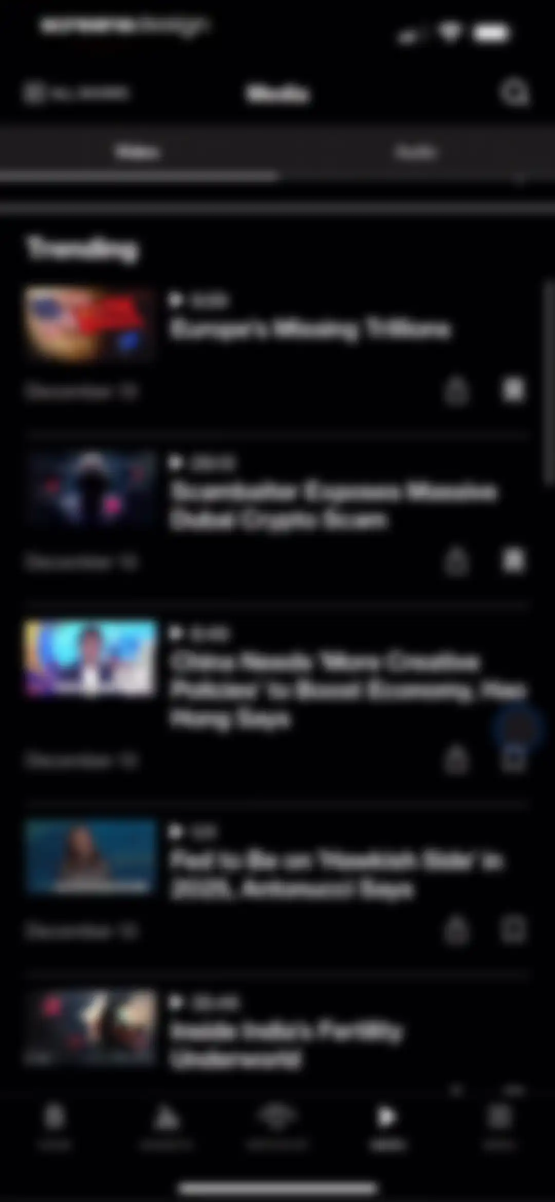 Bloomberg: Business News Daily screen 55