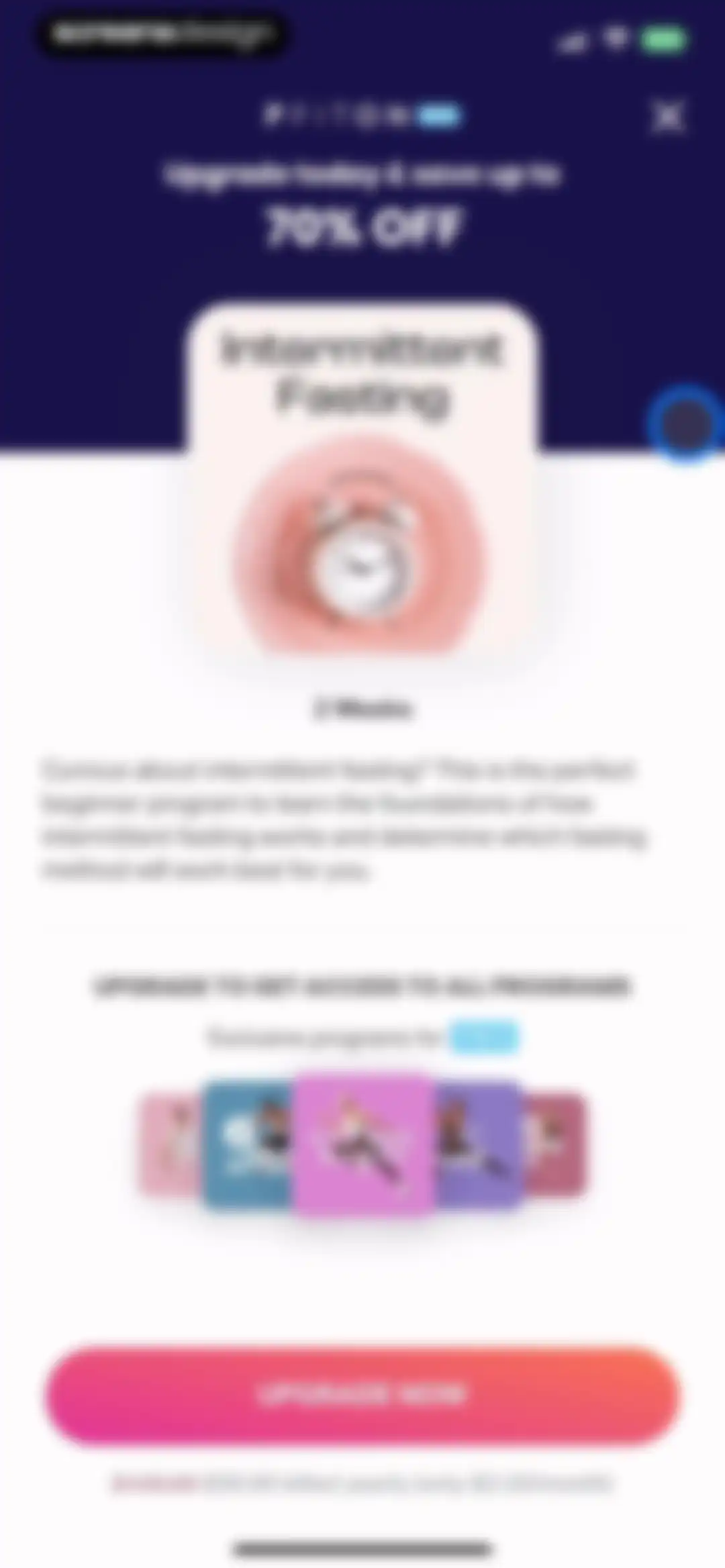 FitOn Workouts & Fitness Plans screen 95