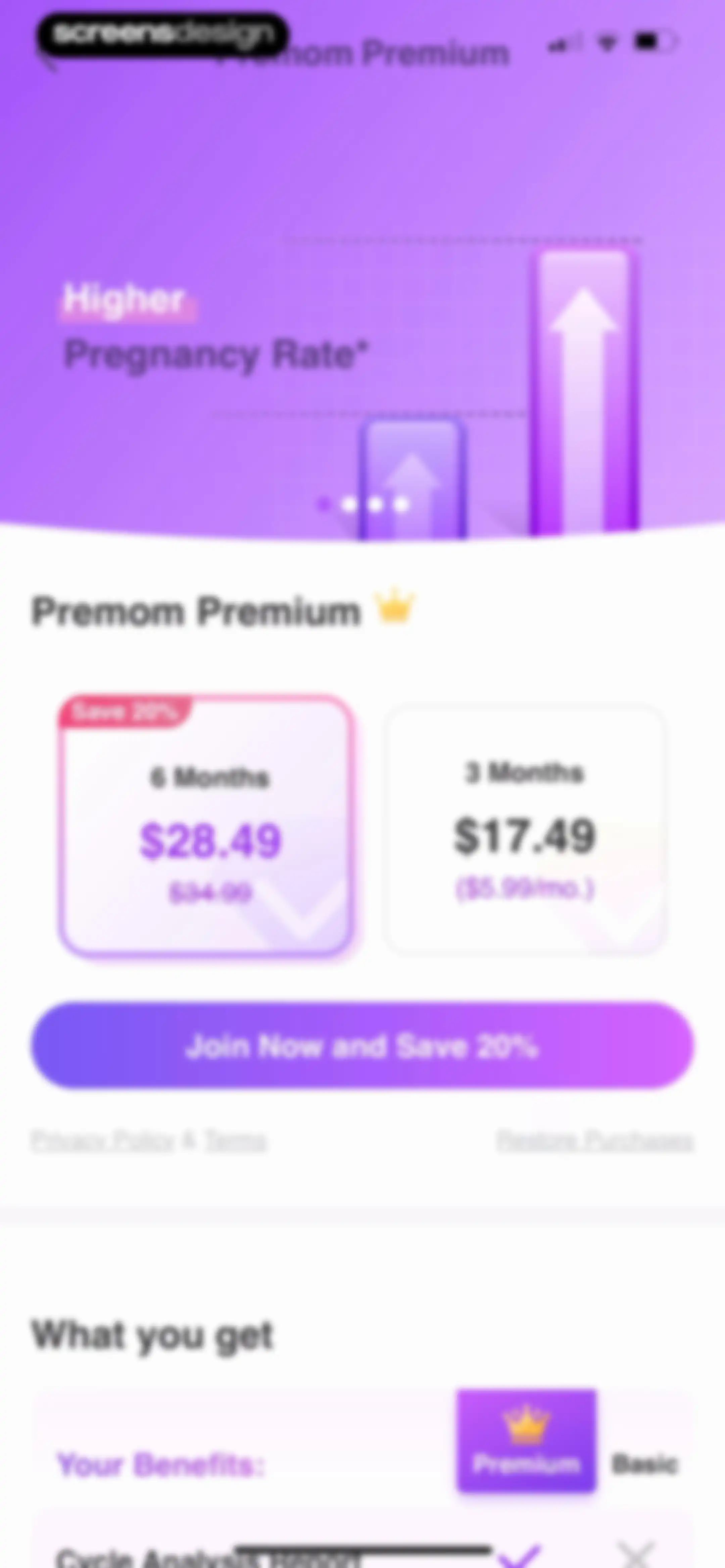 Premom-Ovulation Tracker, PCOS screen 155