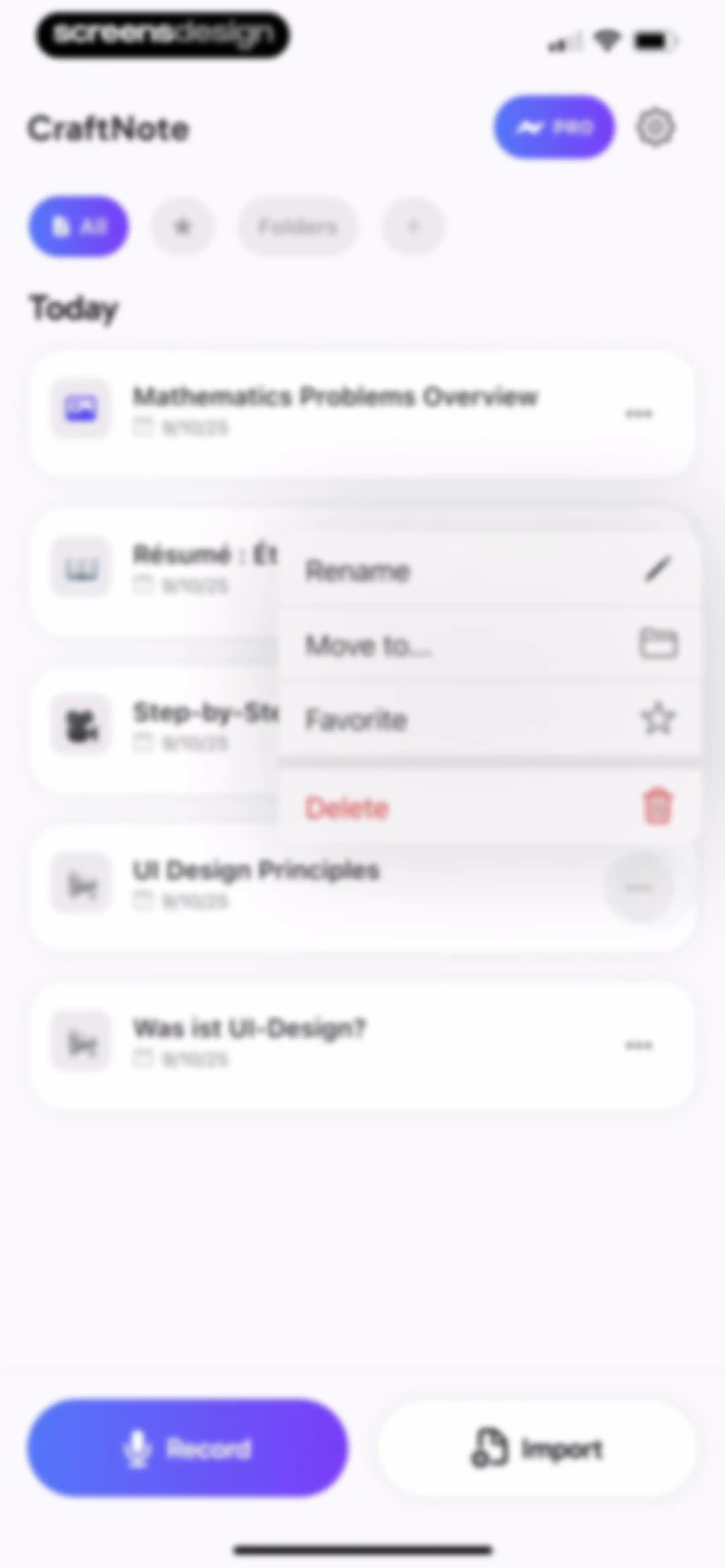 CraftNote: Smart AI Note Taker screen 77
