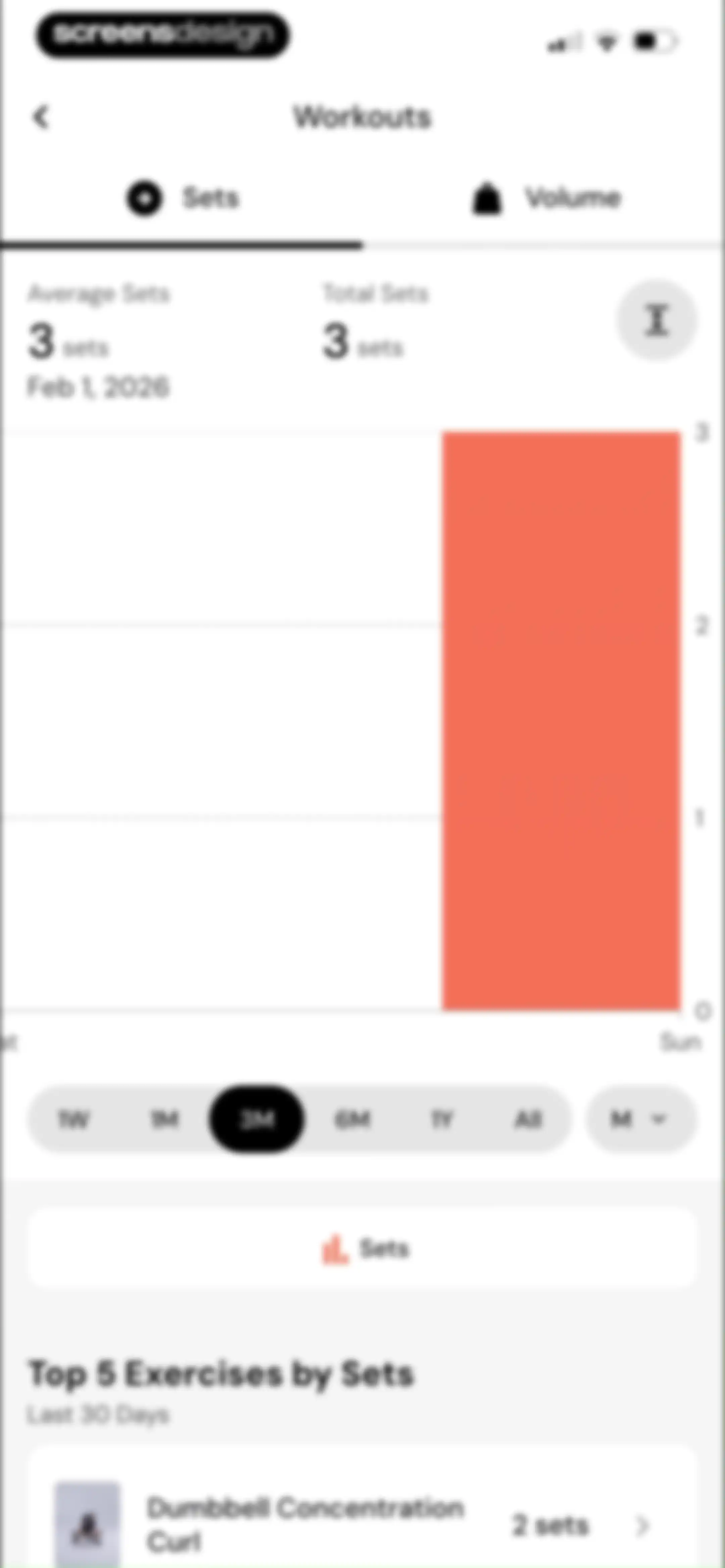 MacroFactor Workouts - Tracker screen 119