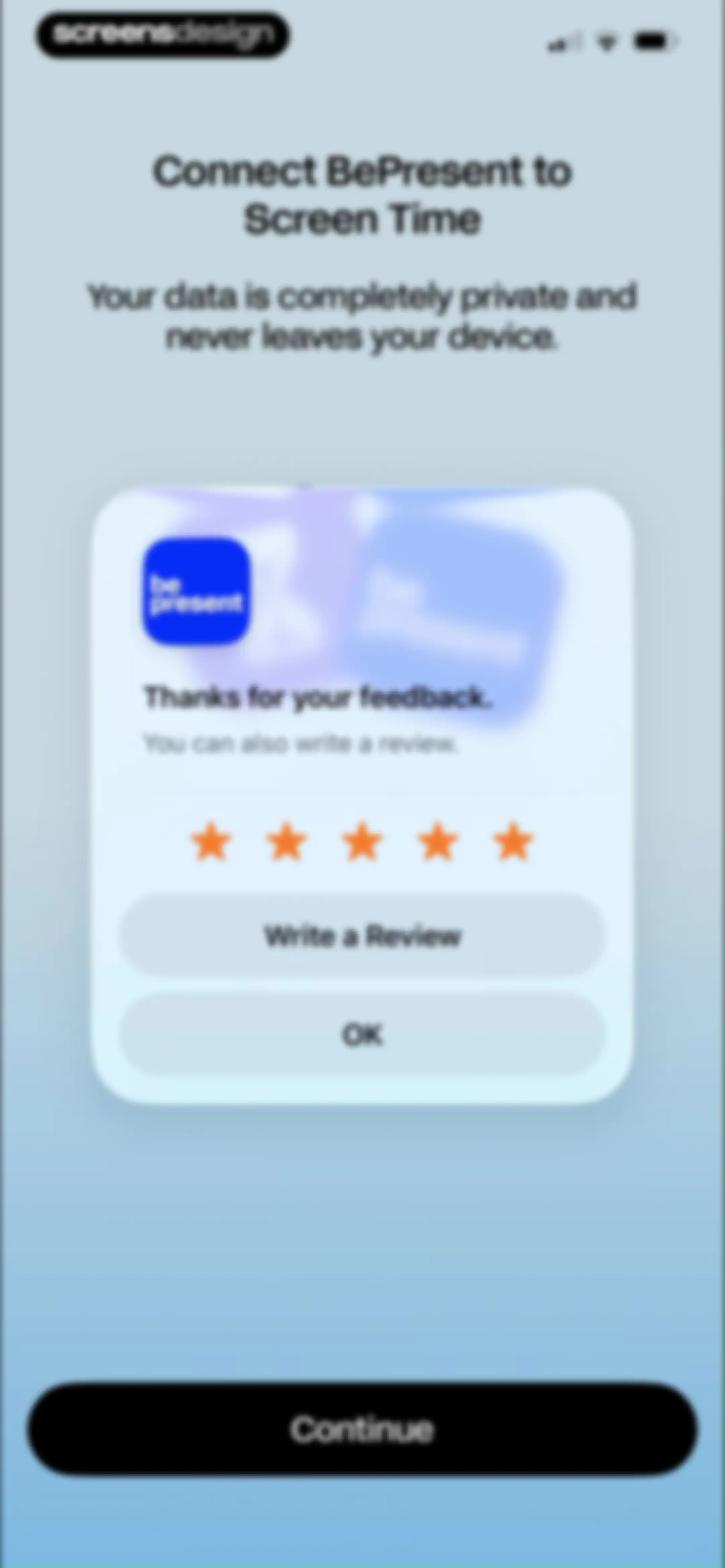 BePresent: Screen Time Control screen 15