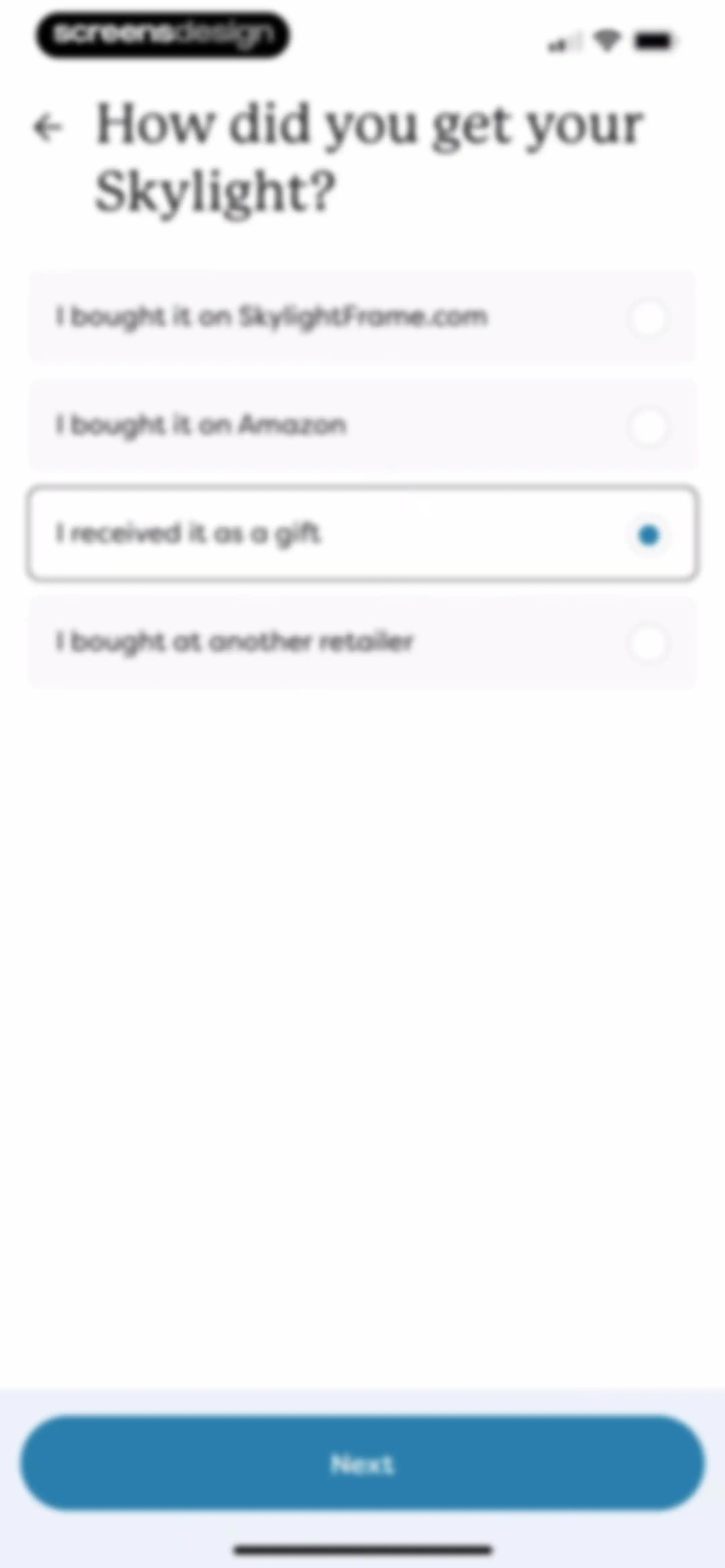 Skylight App screen 20