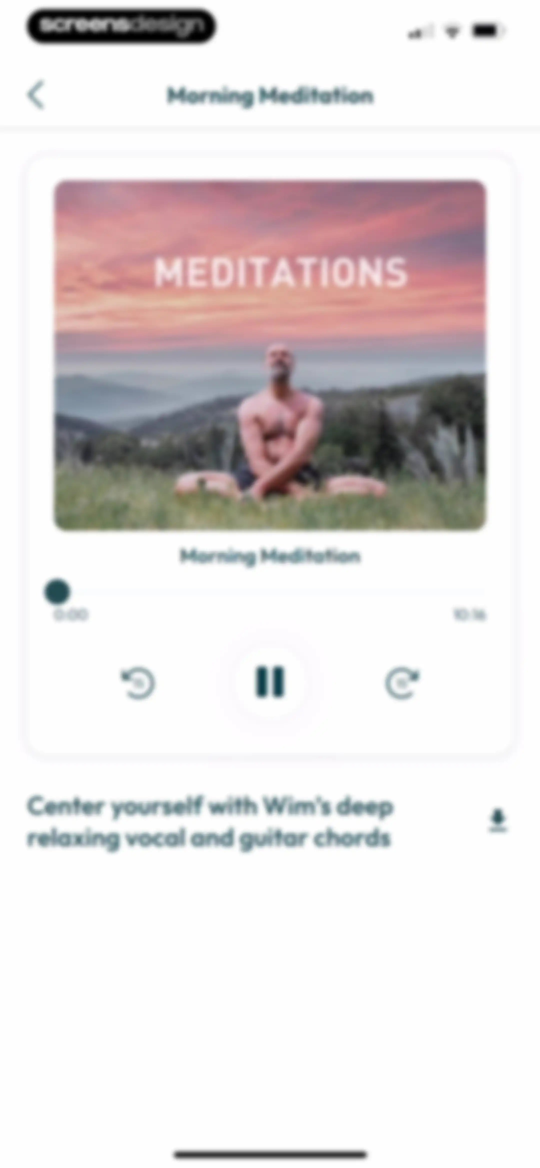 Wim Hof Method: Breathwork screen 97