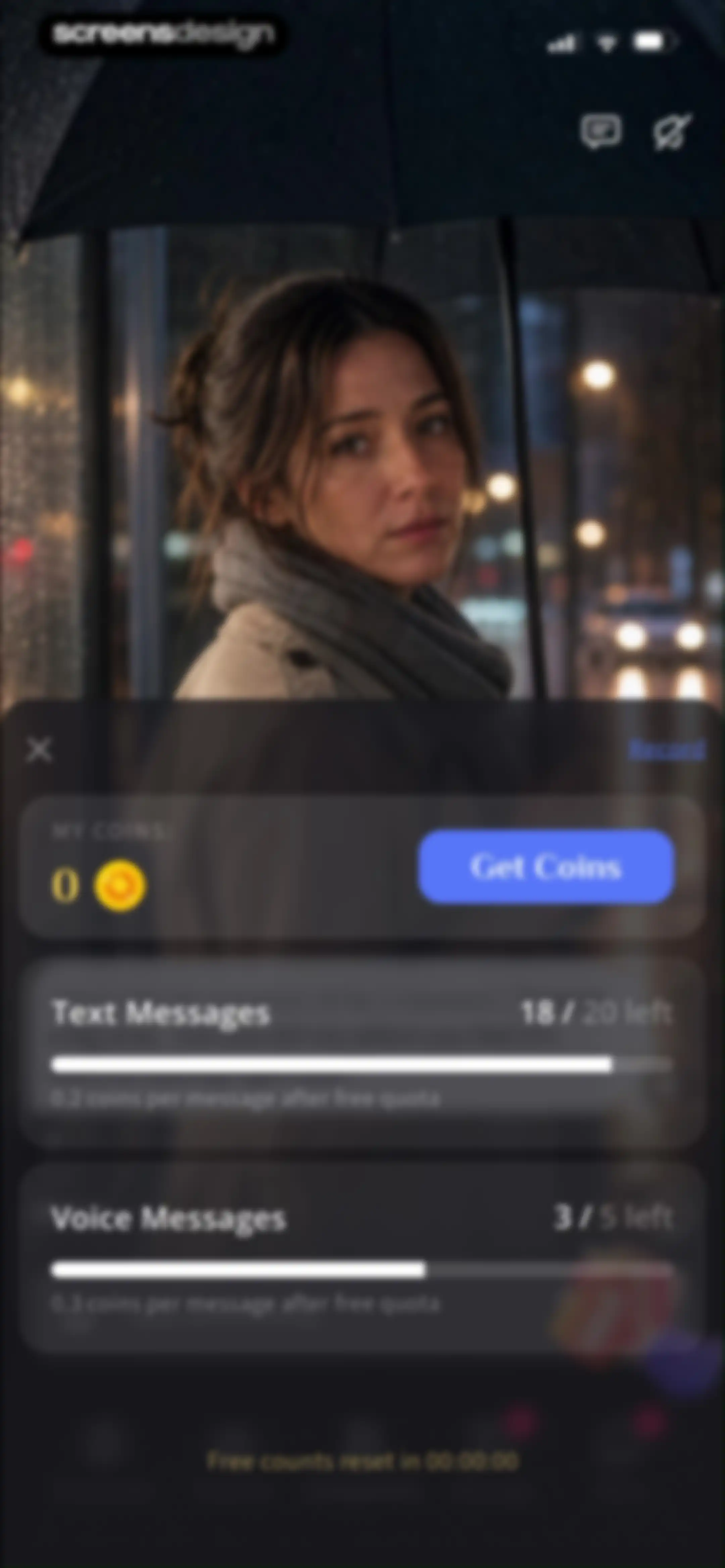 HealTalk - Text Reading screen 121