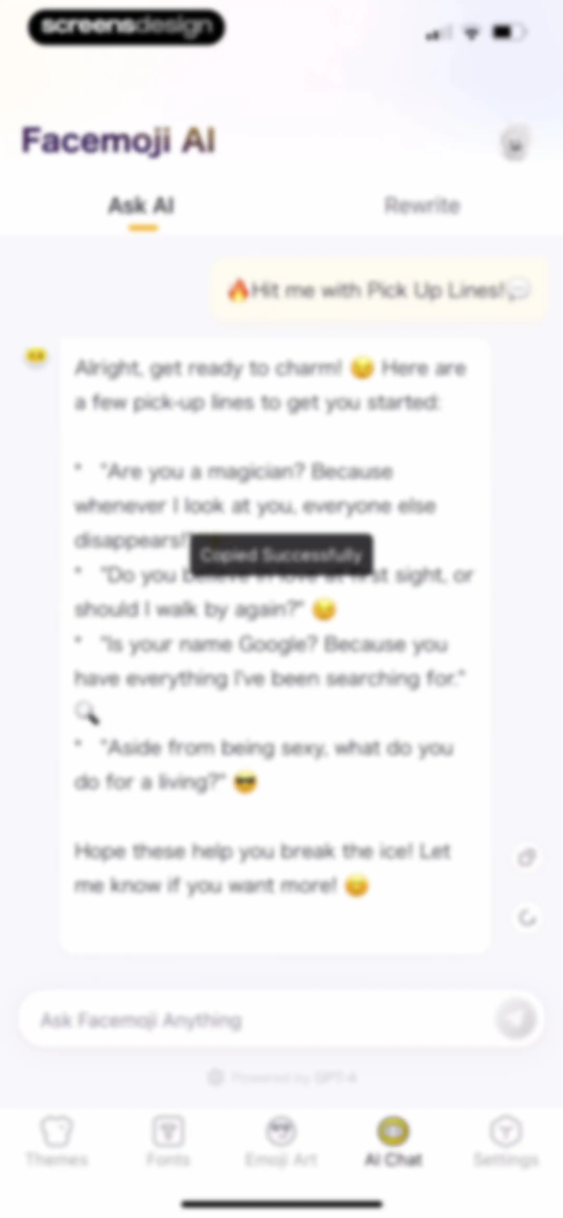 Facemoji AI Emoji Keyboard screen 97