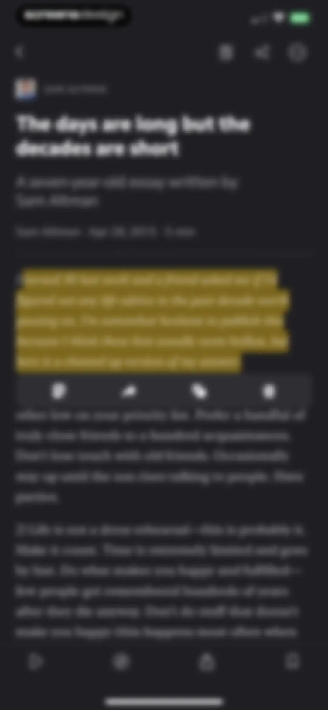 Matter: Reading App screen 30
