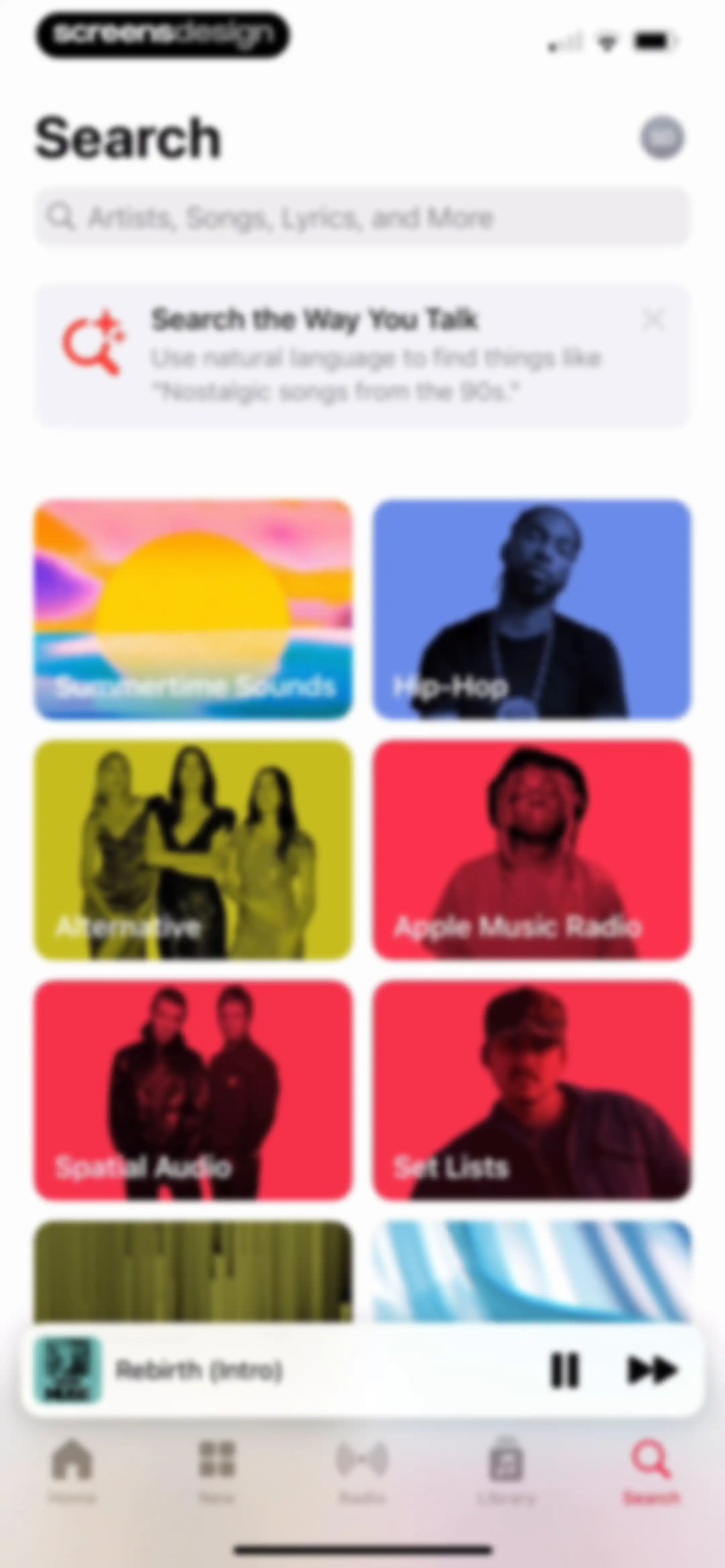 Apple Music screen 133
