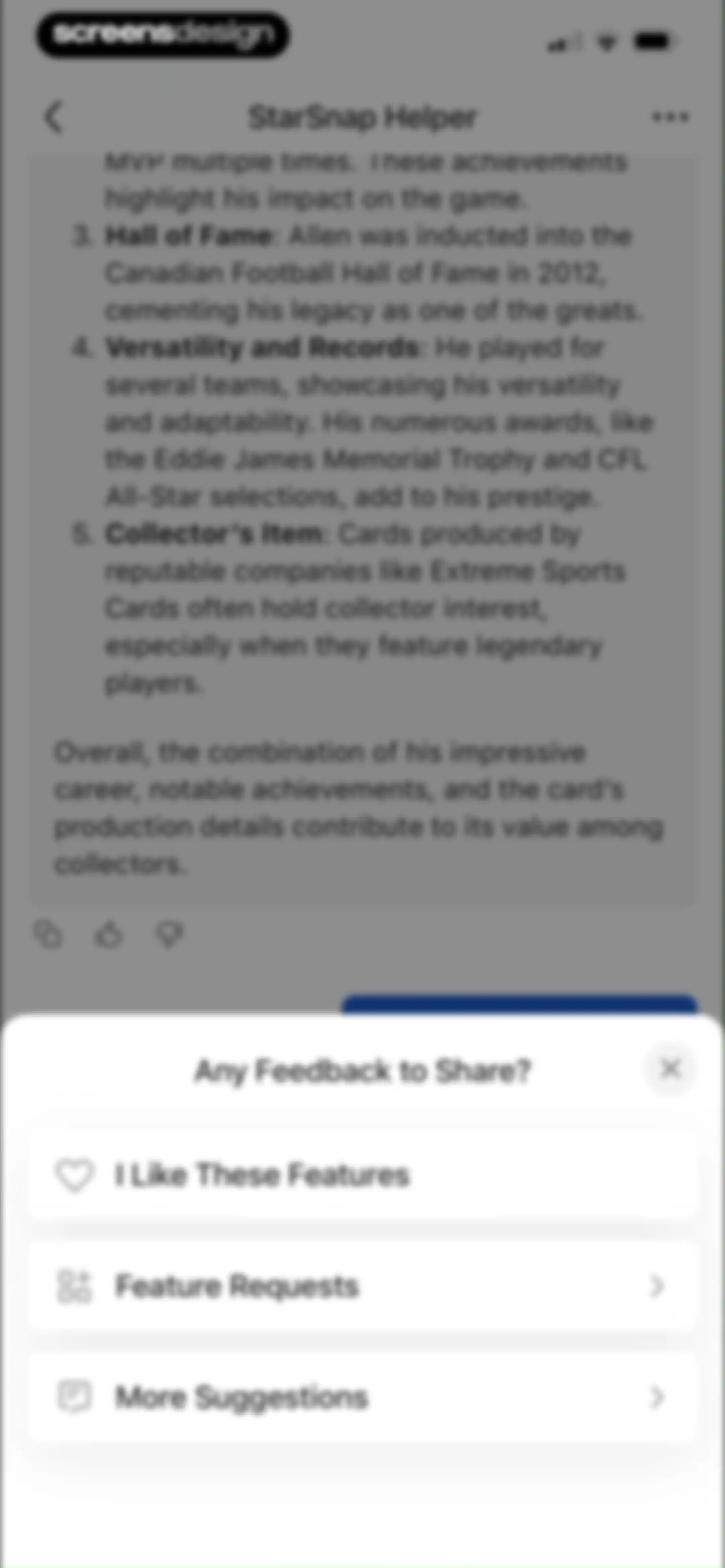 StarSnap: Sports Card Scanner screen 36
