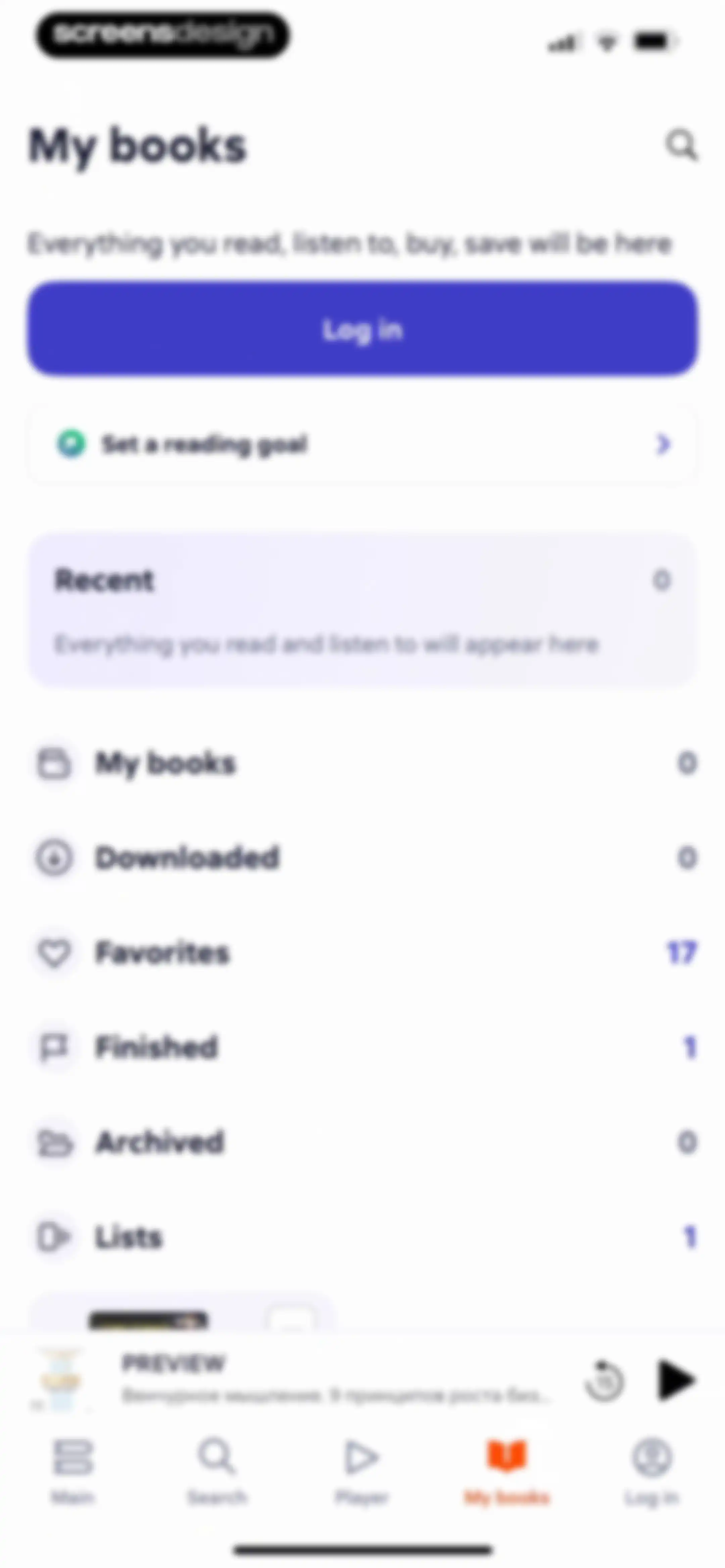 Litres: Books and audiobooks screen 105