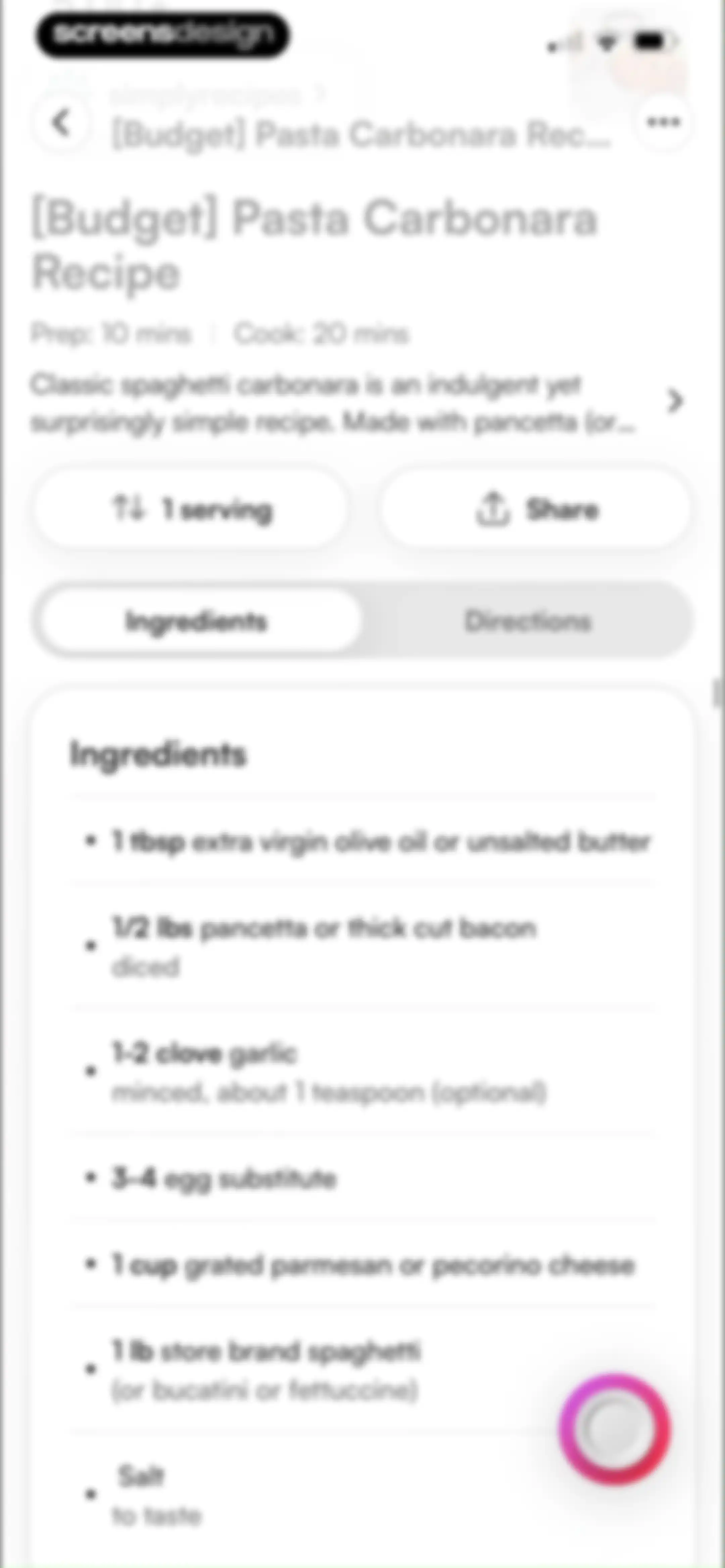 Osta: Save & Share Recipes screen 86