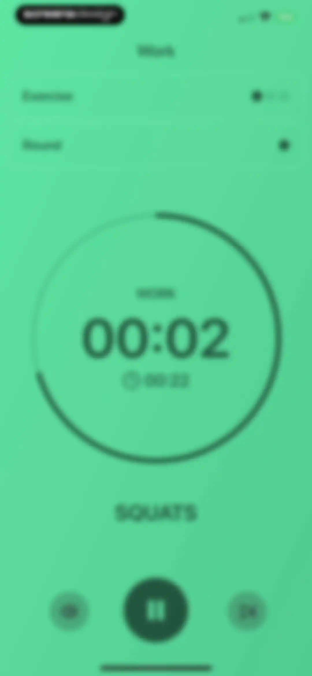 Interval Timer □ HIIT Timer screen 25