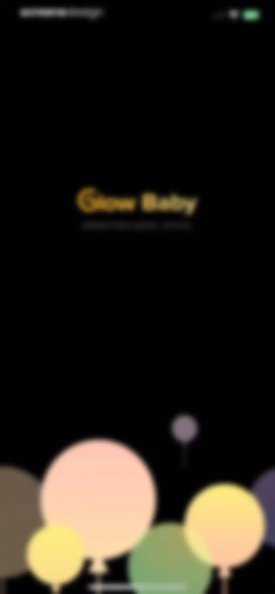 Glow Baby Tracker & Growth App screen 1